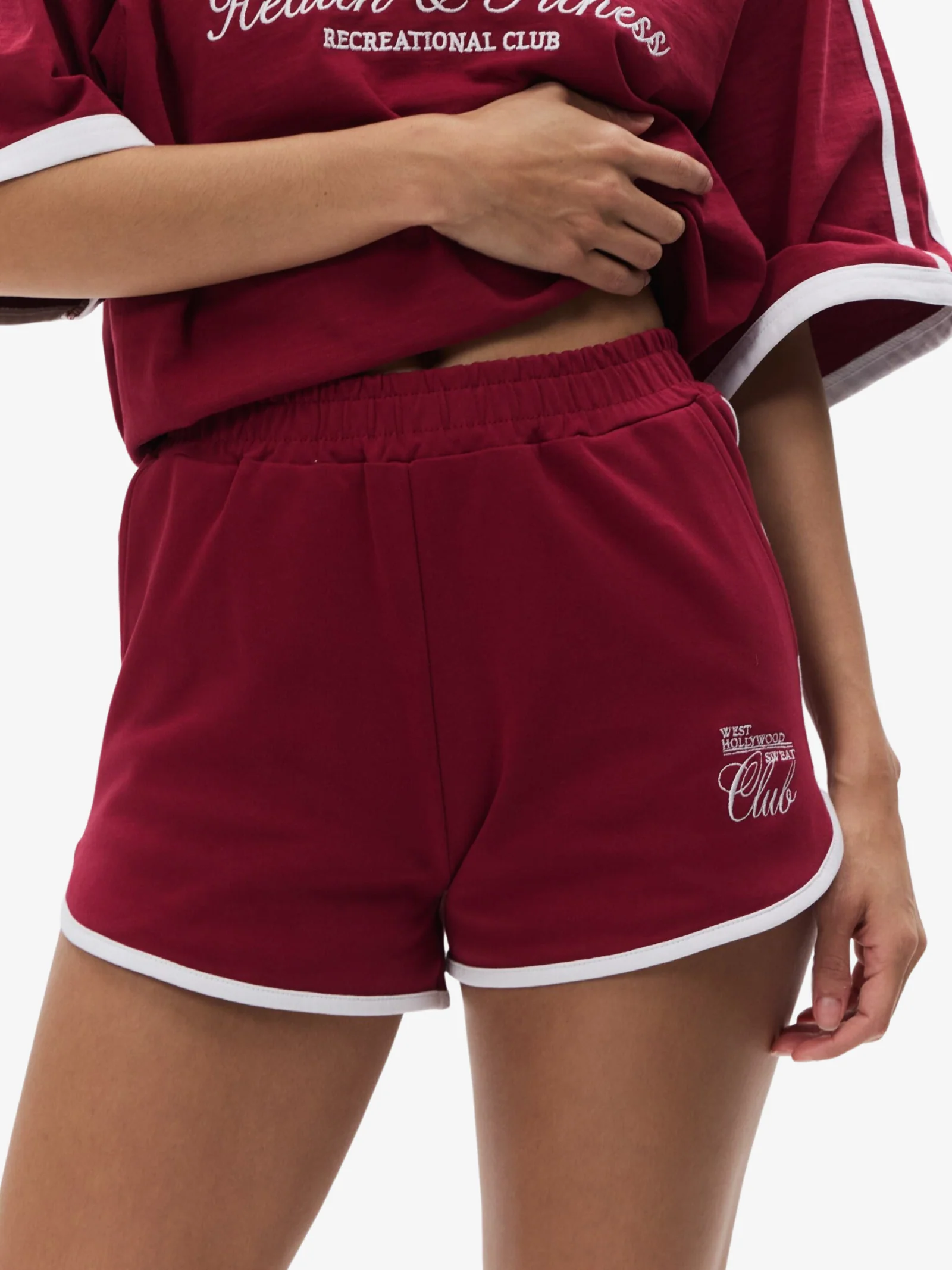 Logo Scalloped Sweatshort - Image 4