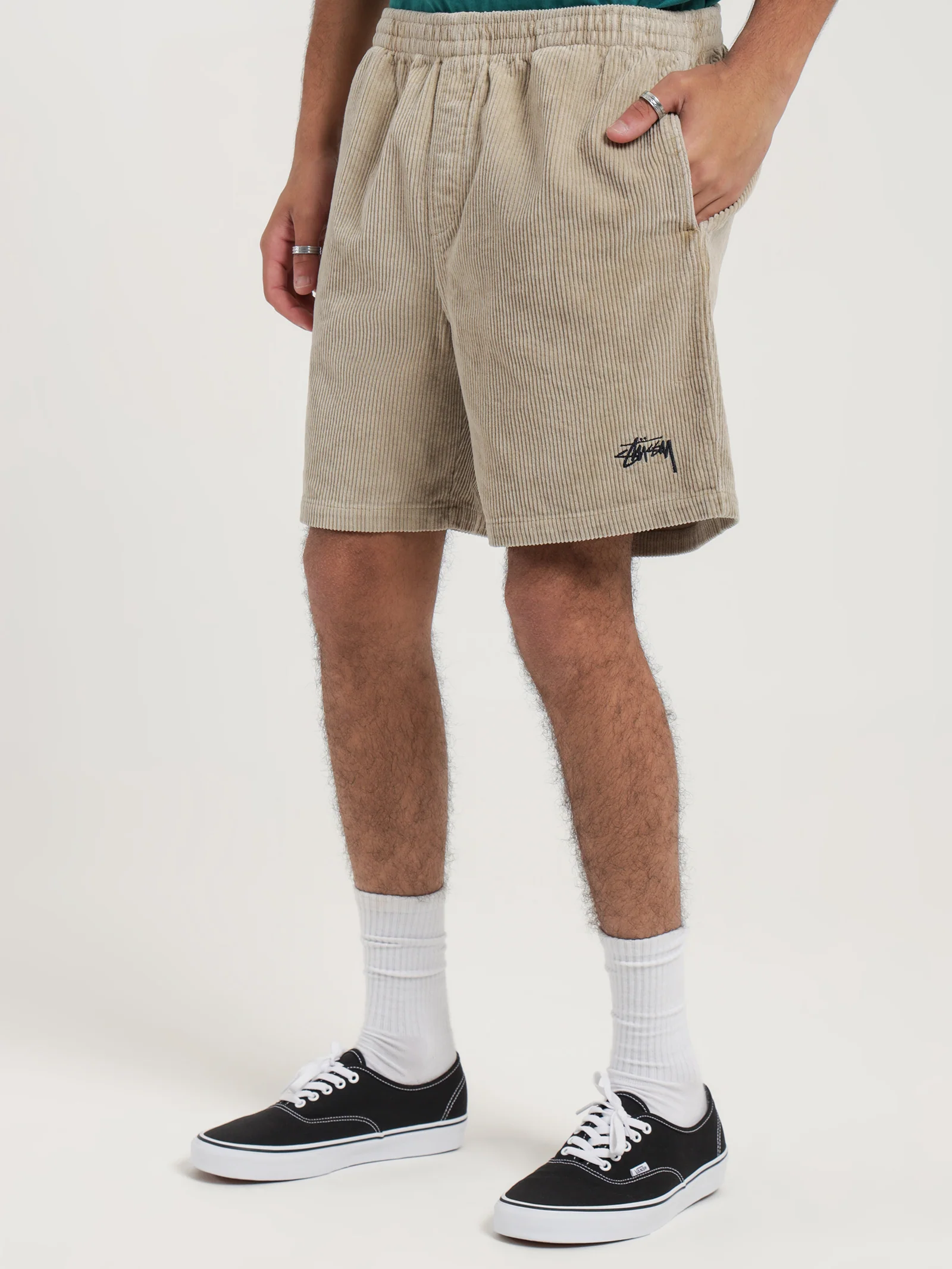 Wide Wale Cord Shorts - Image 3