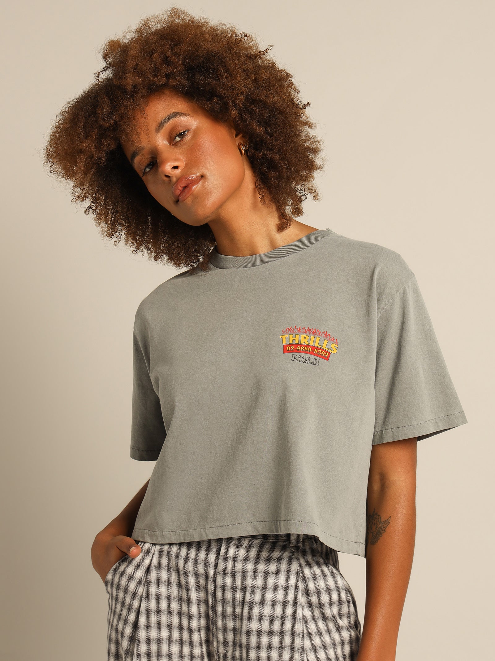 Wings of Fire Crop Merch Fit T-Shirt - Image 2