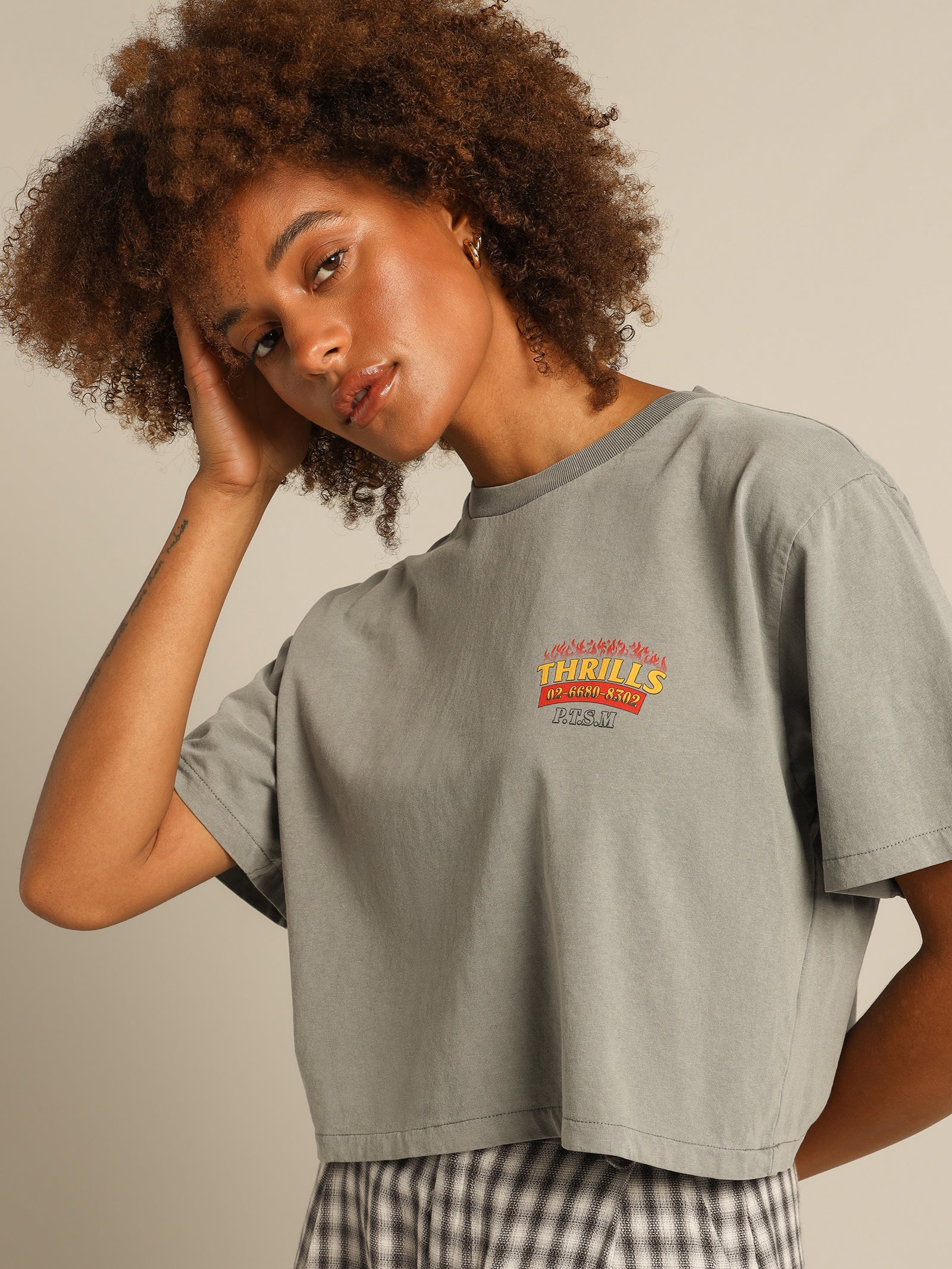 Wings of Fire Crop Merch Fit T-Shirt - Image 4