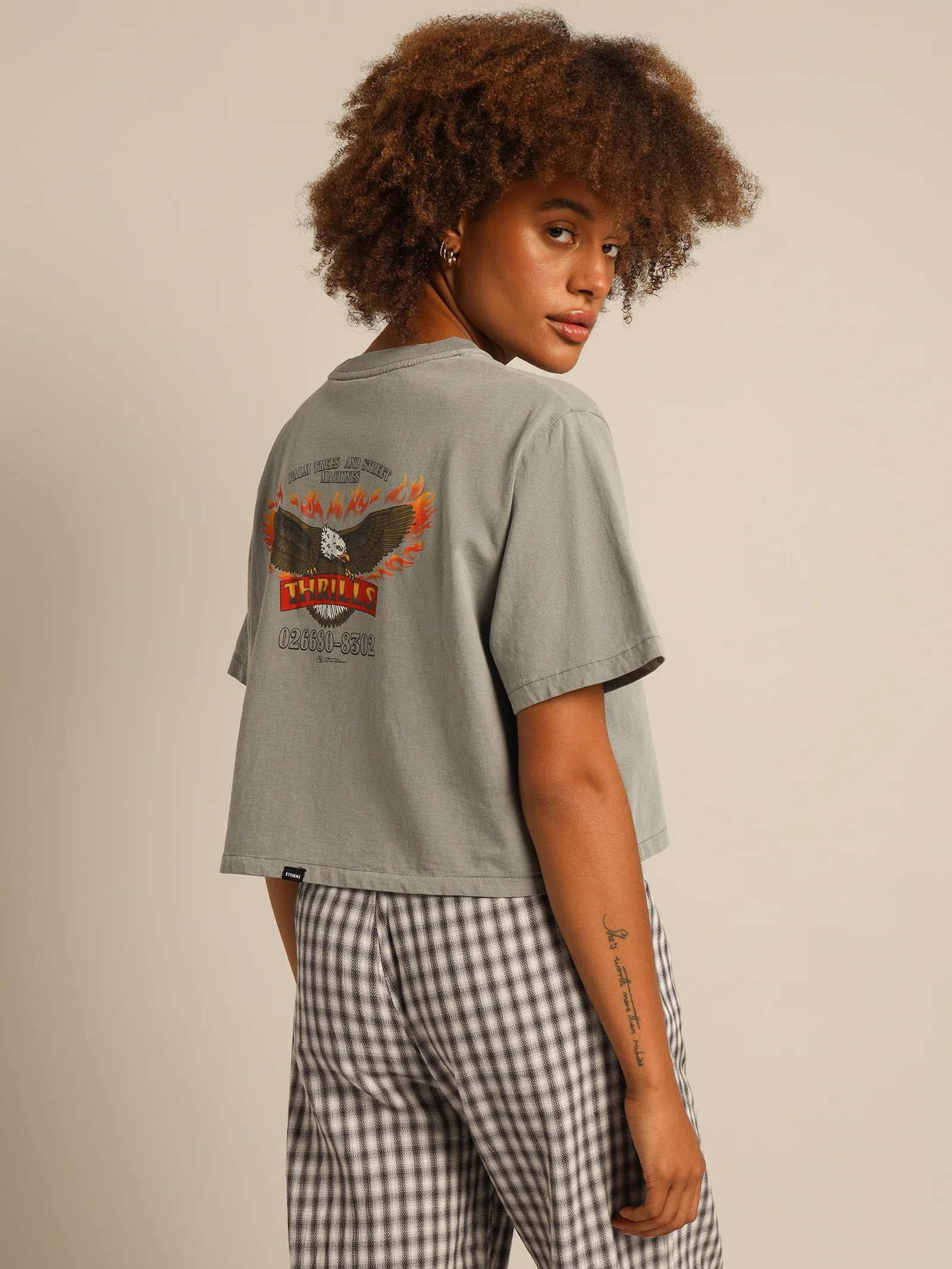 Wings of Fire Crop Merch Fit T-Shirt - Image 6