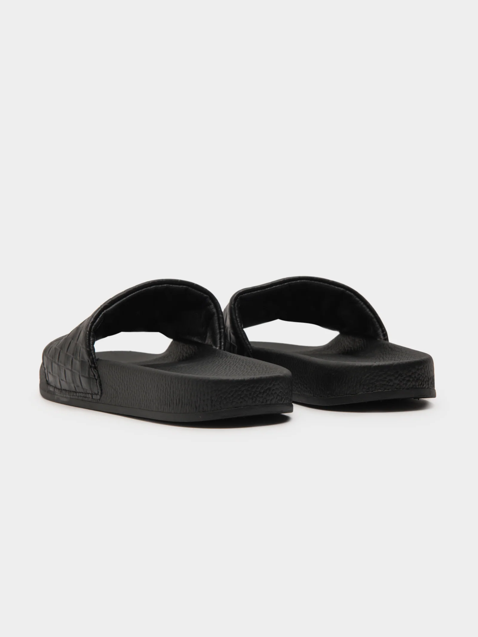 Womens 1908 Woven Leather Slides - Image 7