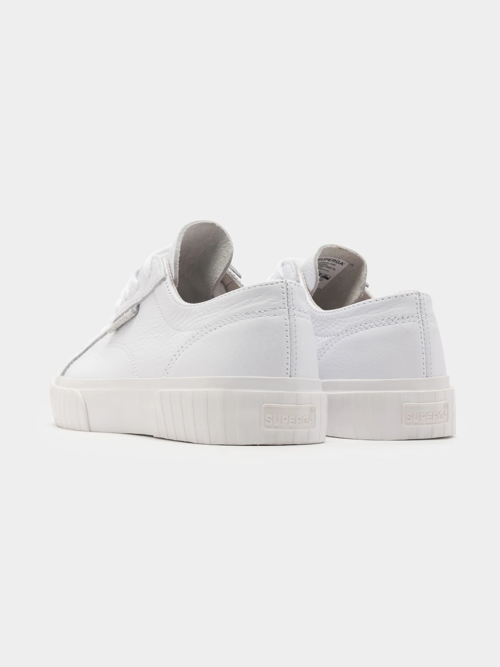 Womens 2630 Stripe Tumbled Leather Sneakers - Image 7