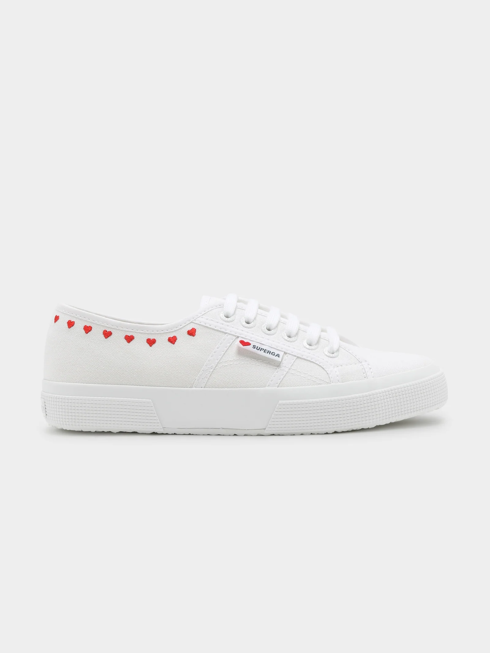 Womens 2750 Cotu Canvas Little Hearts Embroidery Sneakers