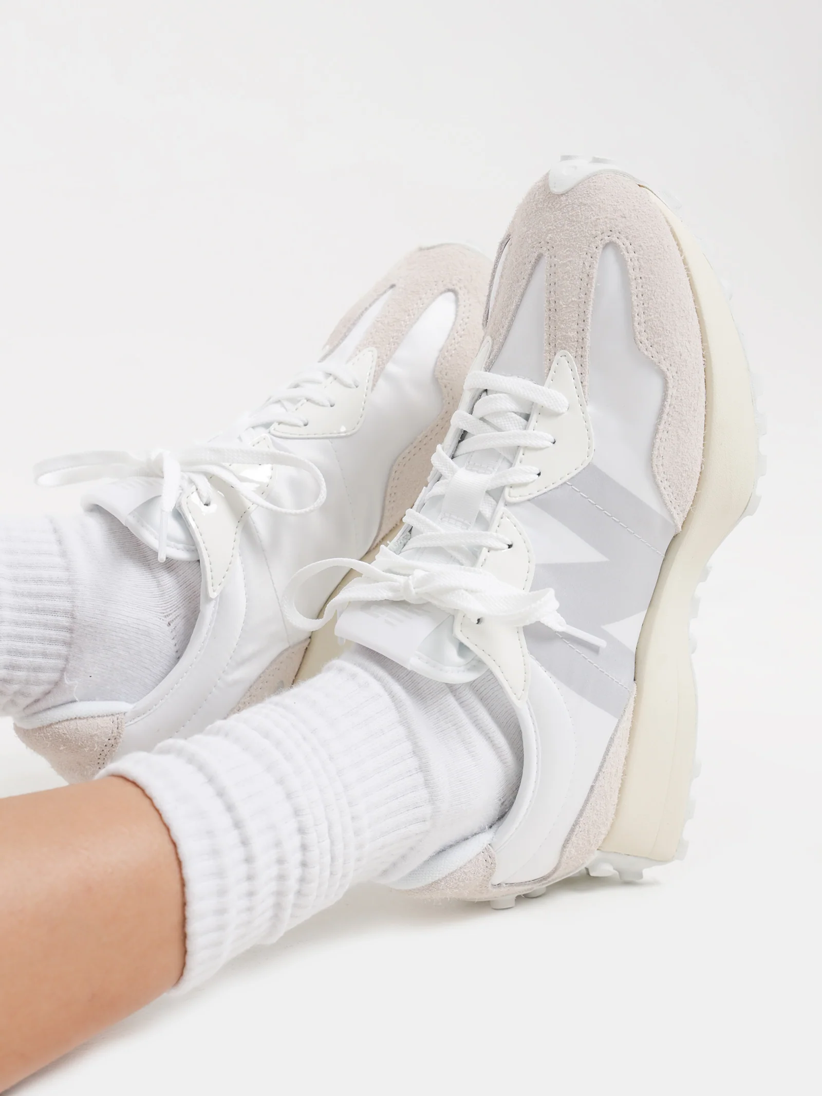 Womens 327 Suede Sneakers - Image 3