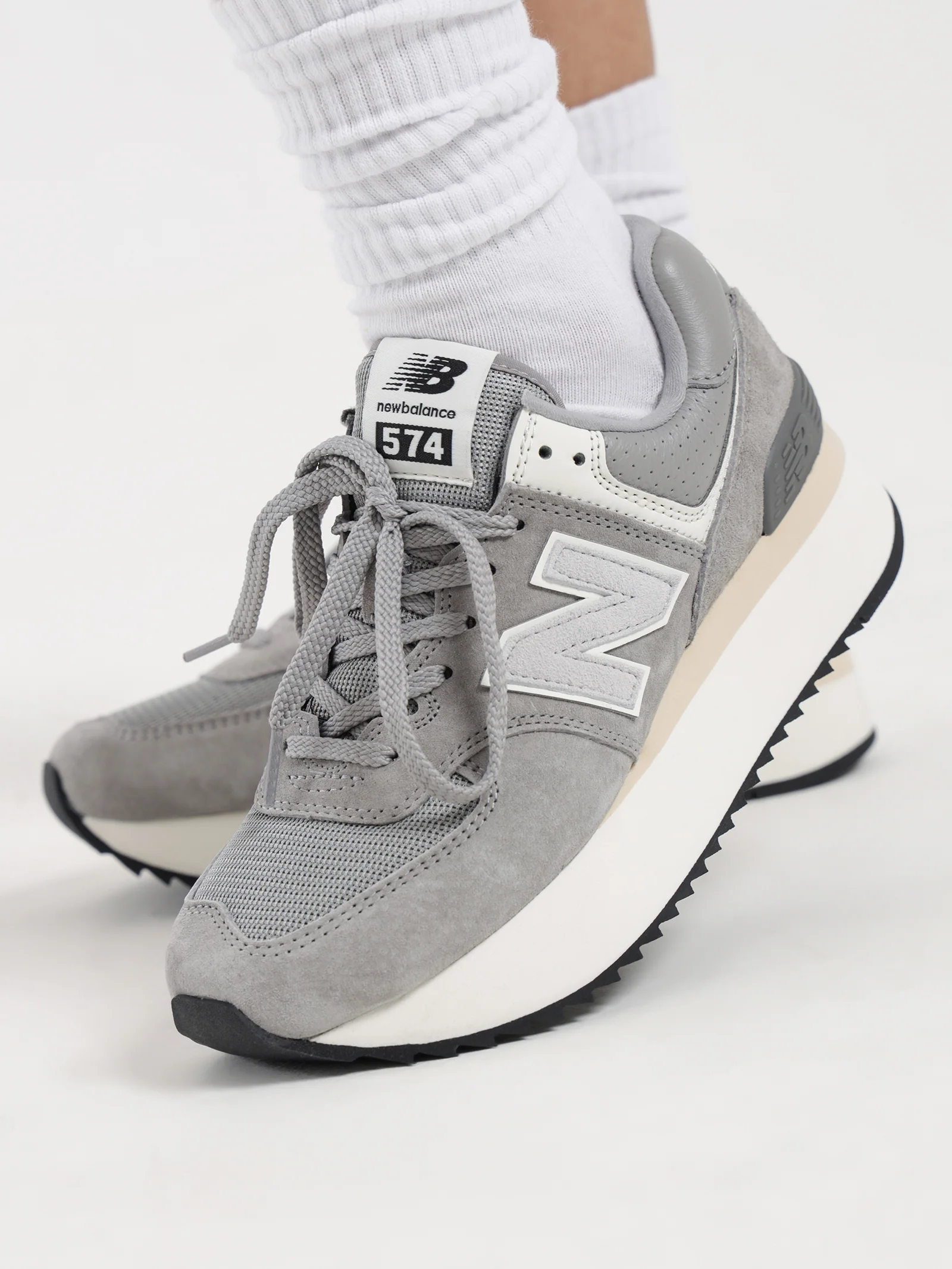 Womens 574 Platform Sneakers - Image 7