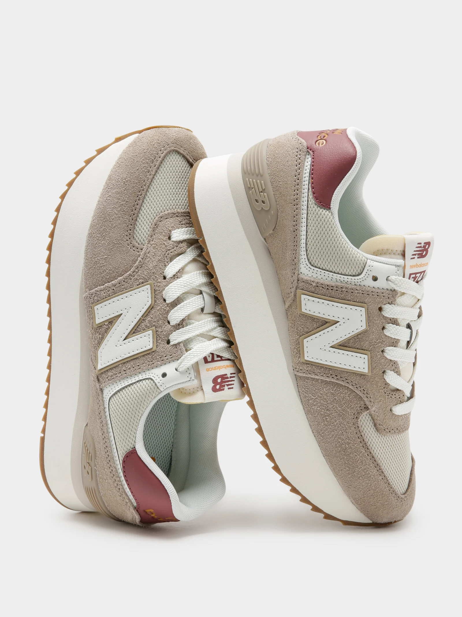 Womens 574+ Reflection Sneakers - Image 2