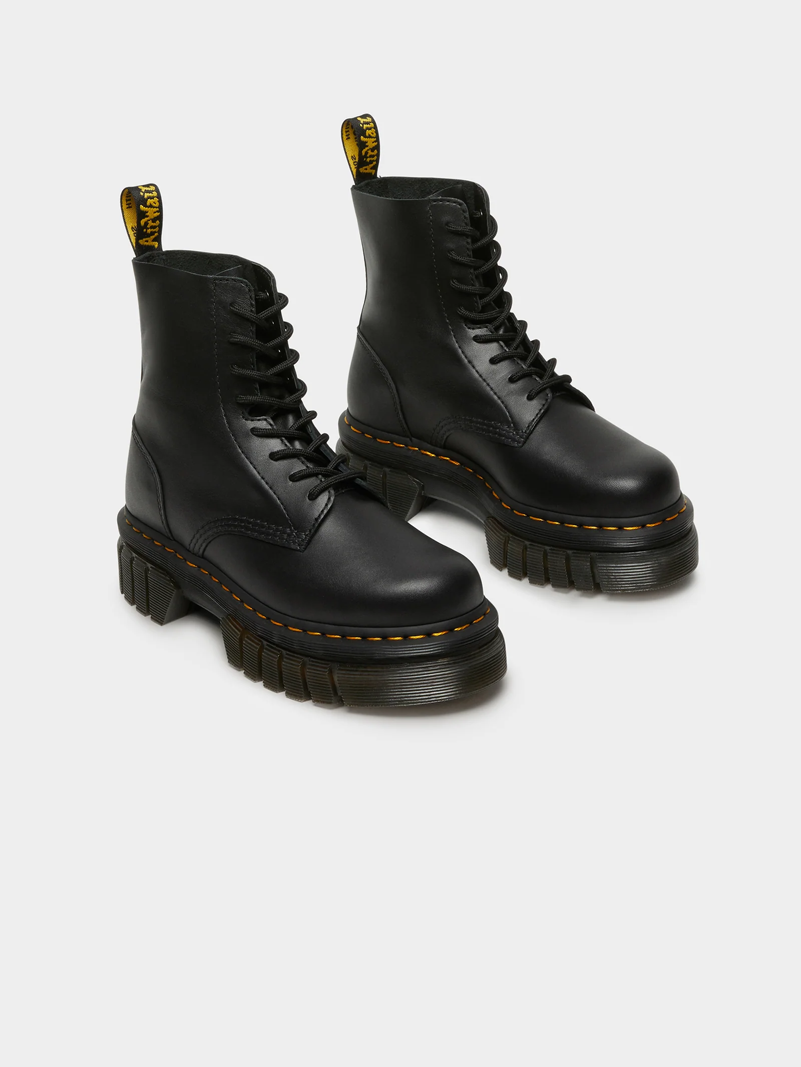Womens Audrick 8 Eye Platform Boots - Image 2
