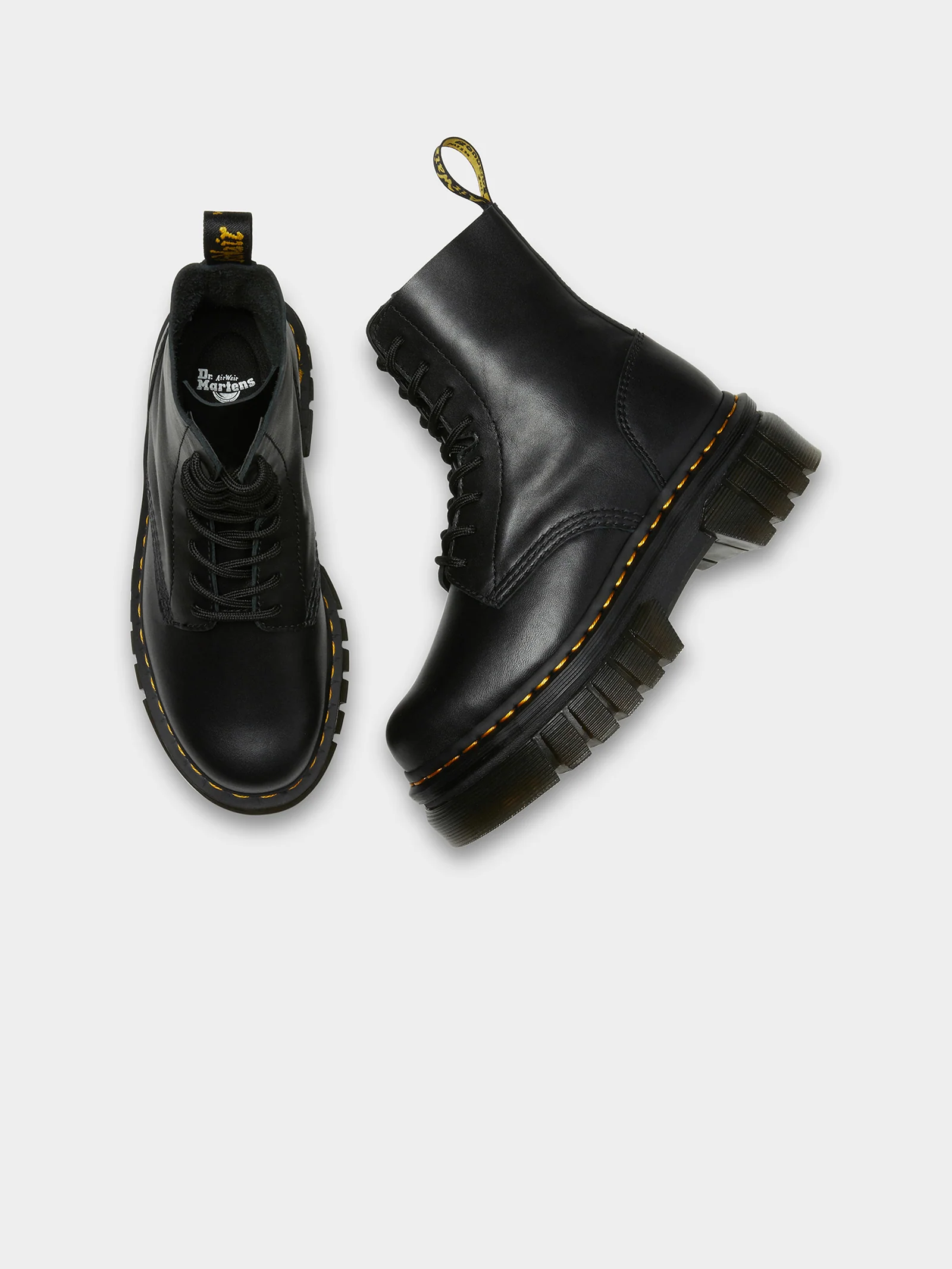 Womens Audrick 8 Eye Platform Boots - Image 4