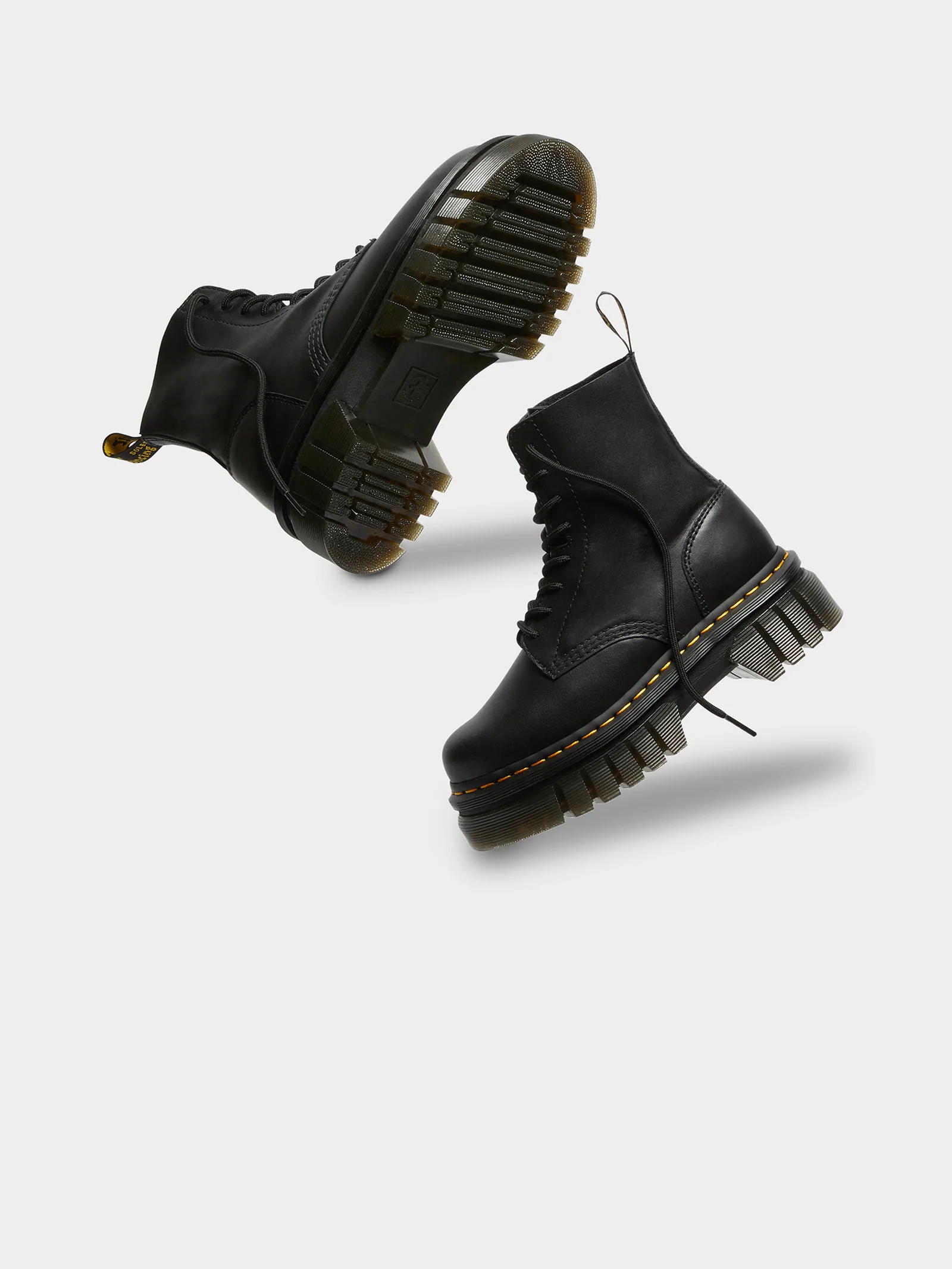Womens Audrick 8 Eye Platform Boots - Image 5