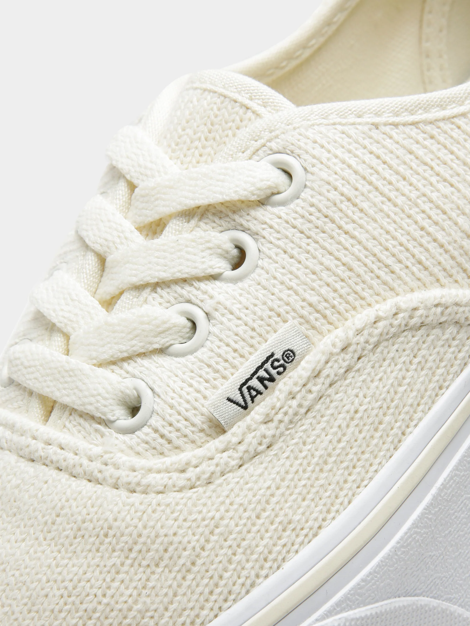 Womens Authentic Rib Knit Stackform Platform Sneakers - Image 4