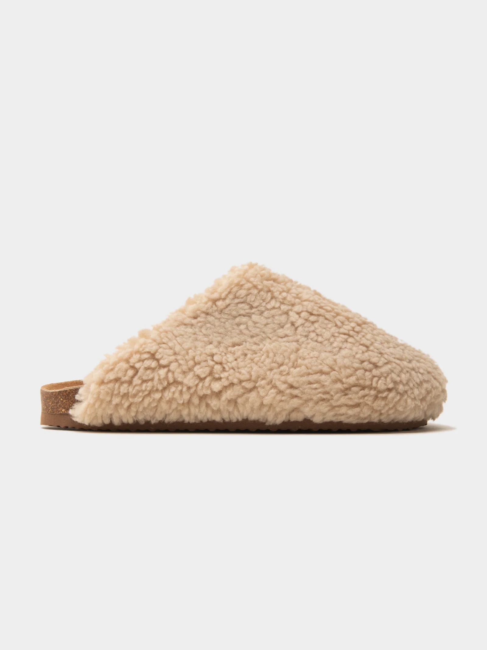 Womens Brenda Sherpa Slides - Image 2