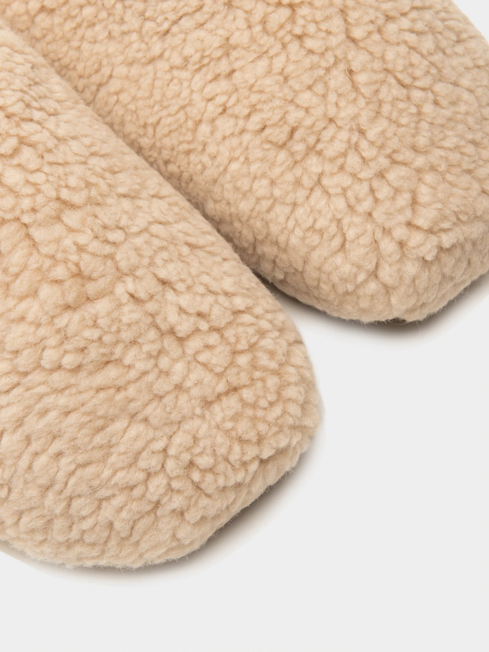 Womens Brenda Sherpa Slides - Image 3