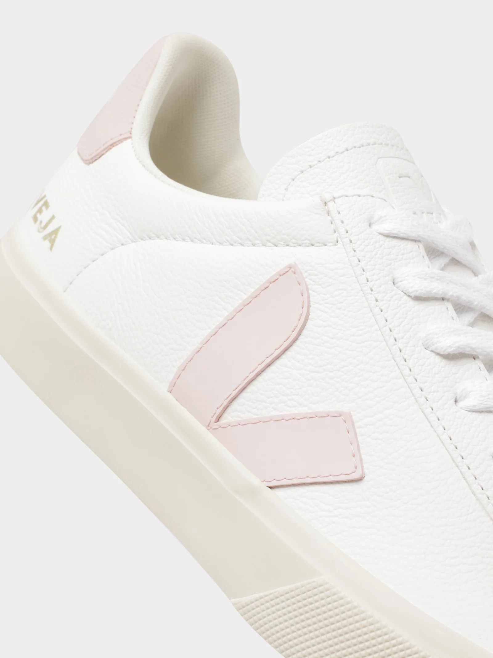 Womens Campo Leather Sneakers - Image 4