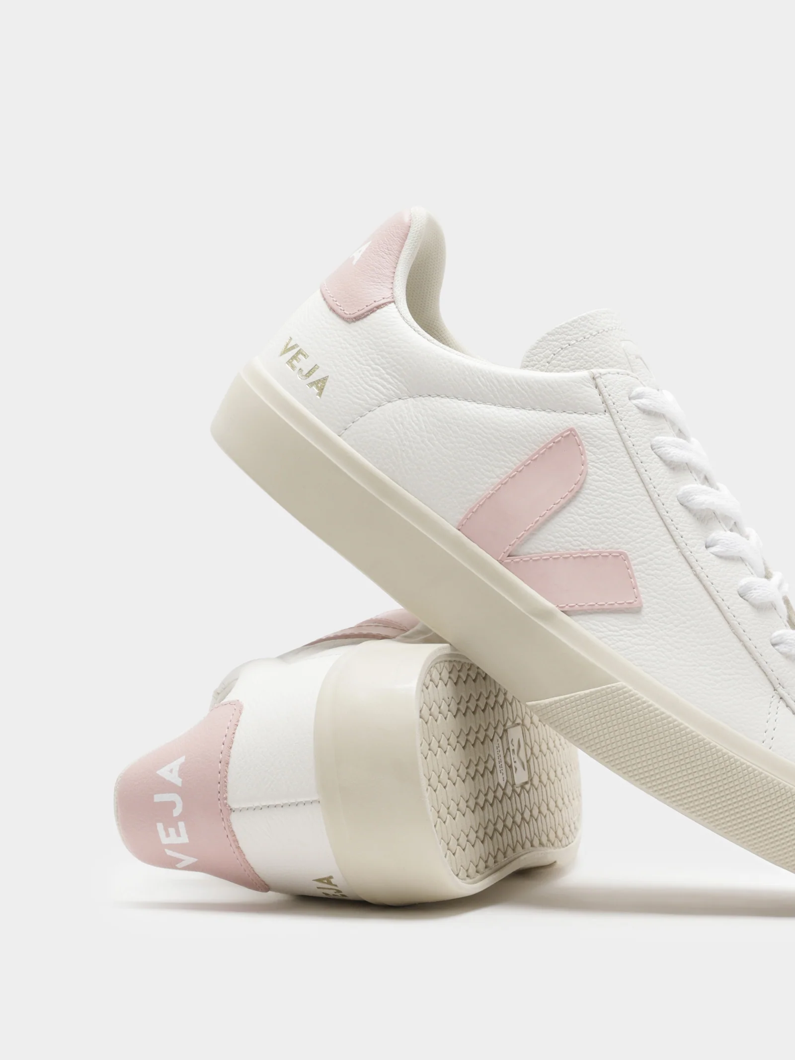 Womens Campo Leather Sneakers - Image 5
