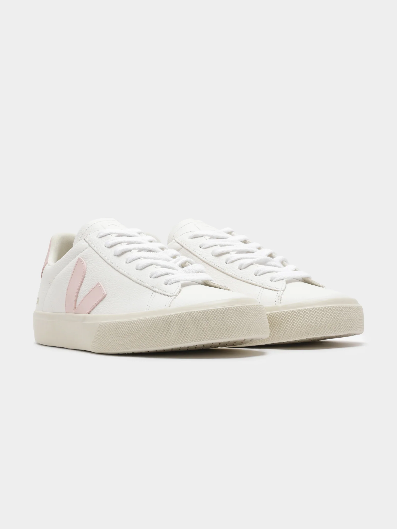 Womens Campo Leather Sneakers - Image 6