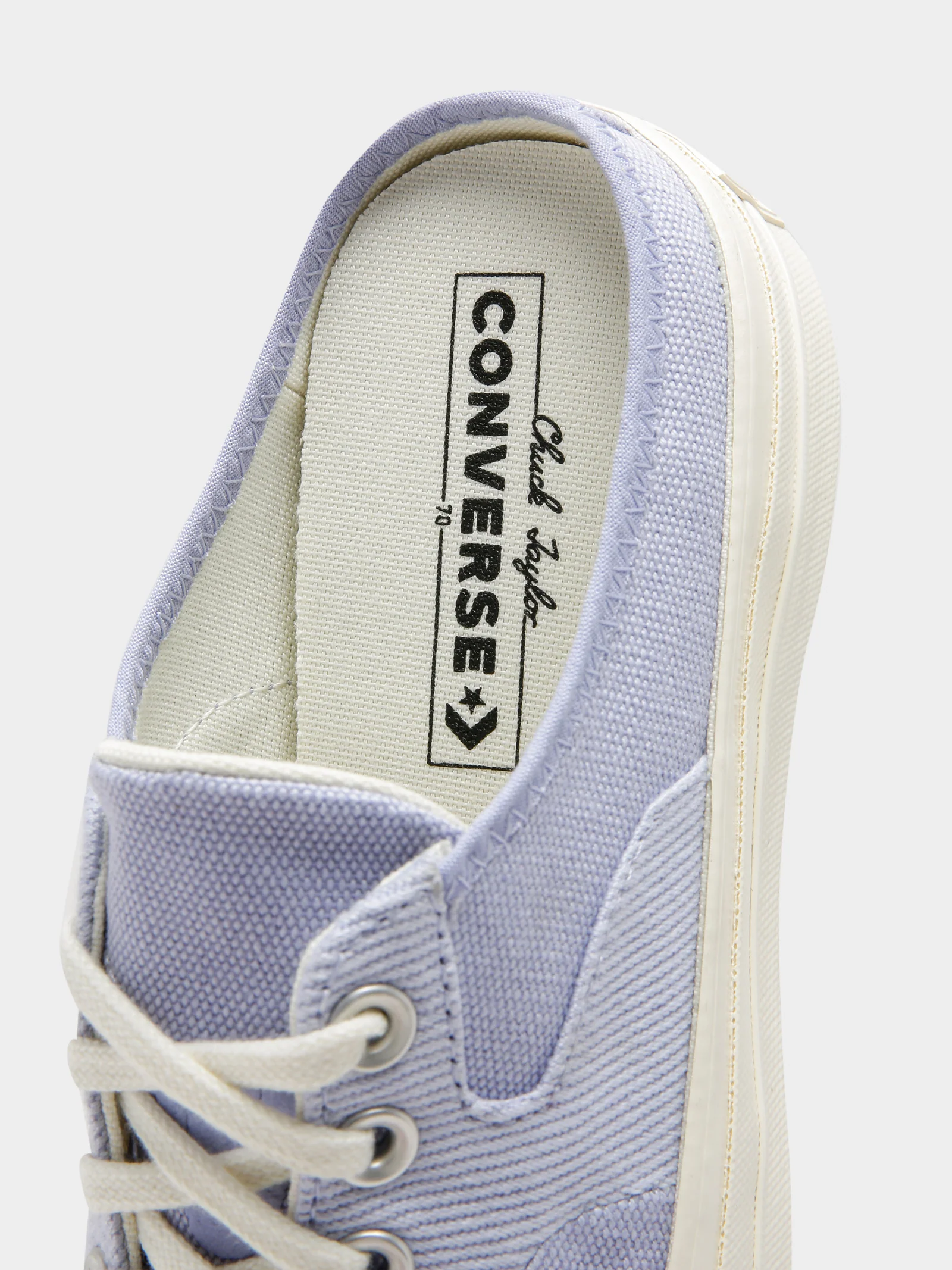 Womens Chuck 70 Crafted Canvas Slip-On Mules - Image 3