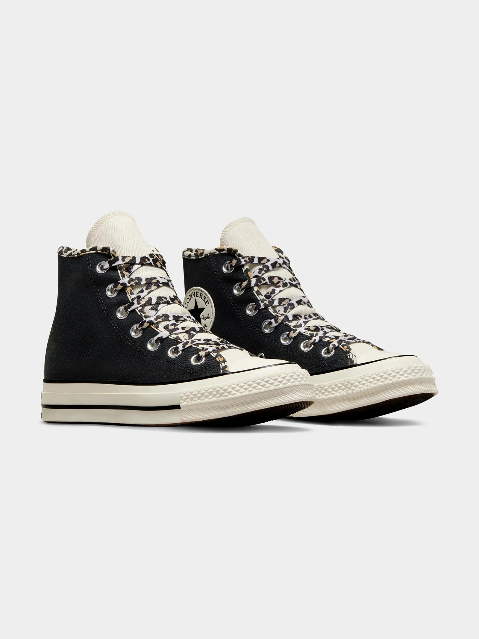 Womens Chuck 70 Leopard Love High Top Sneakers - Image 3