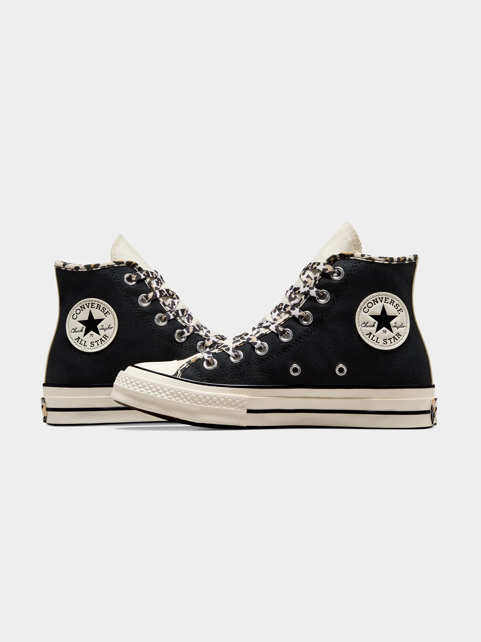 Womens Chuck 70 Leopard Love High Top Sneakers - Image 4