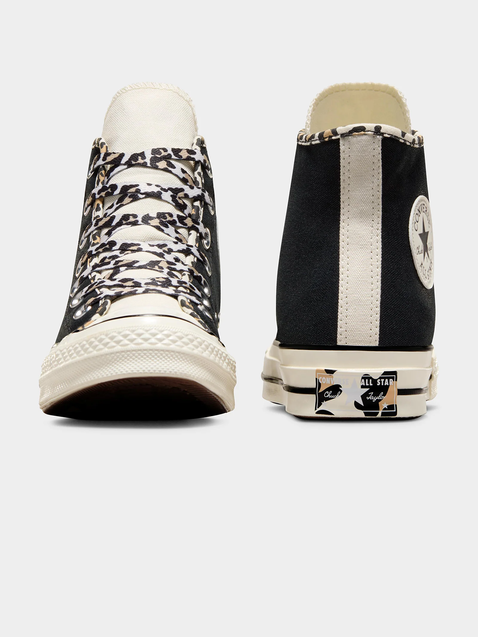 Womens Chuck 70 Leopard Love High Top Sneakers - Image 5