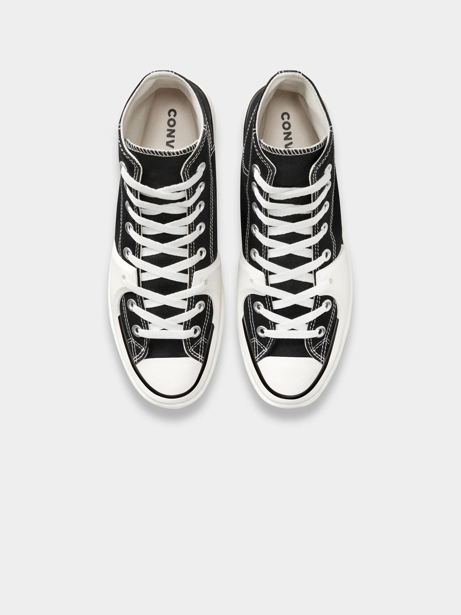 Womens Chuck Taylor All Star Construct Deco Stitch High Top Sneakers - Image 3