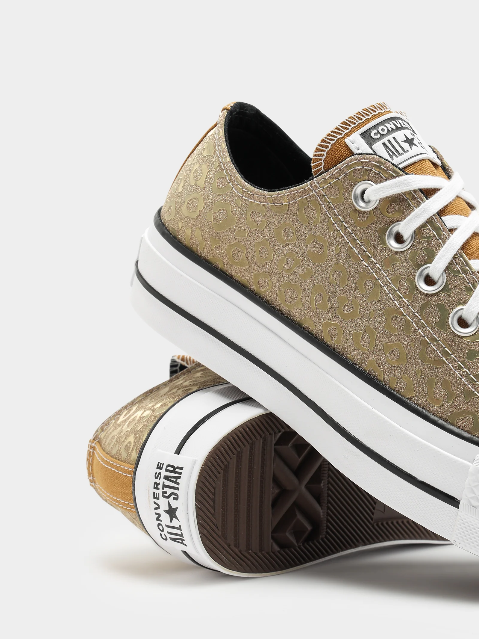 Womens Chuck Taylor All Star Lift Authentic Glam Low Top Sneakers - Image 4