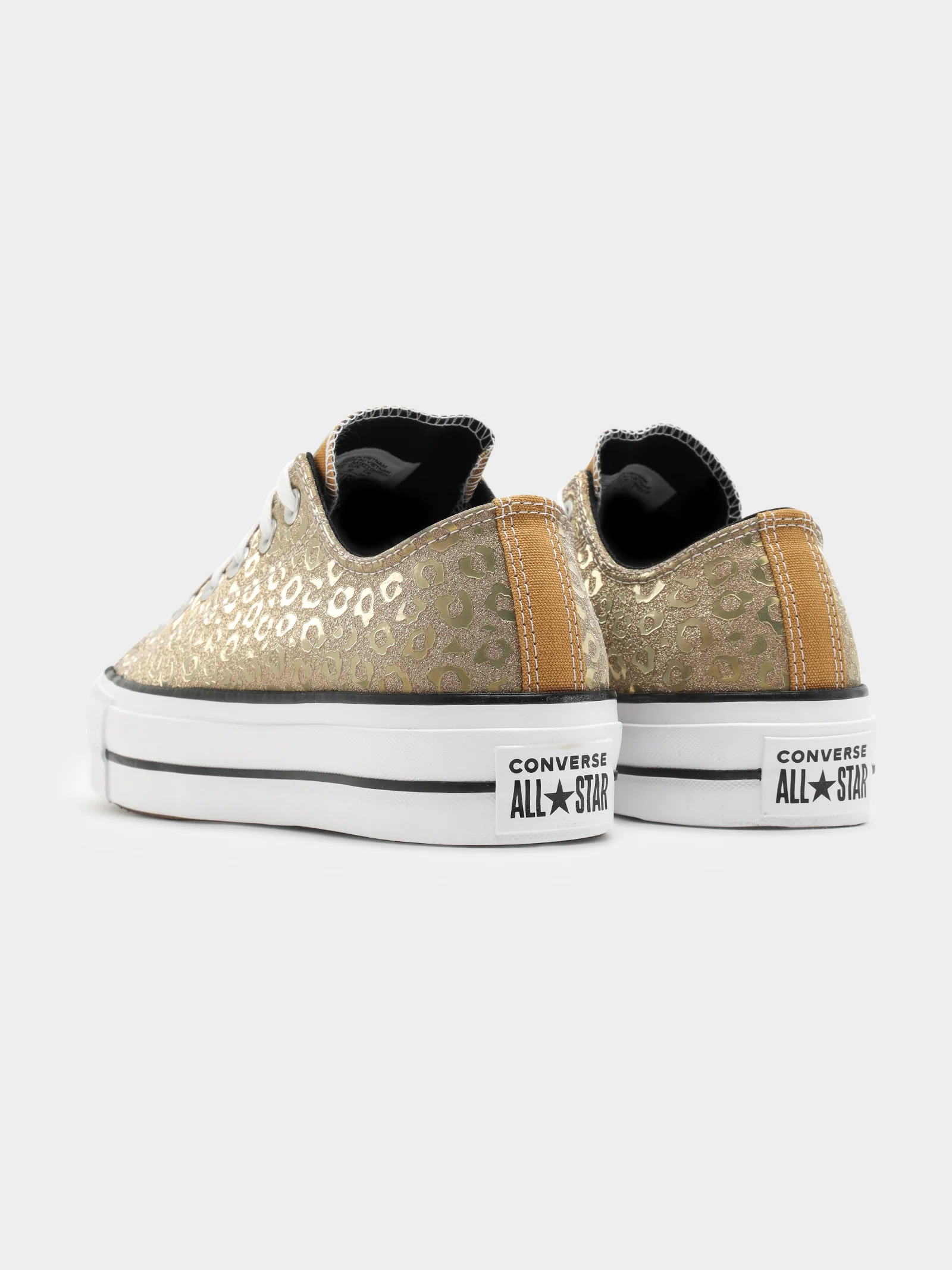 Womens Chuck Taylor All Star Lift Authentic Glam Low Top Sneakers - Image 7