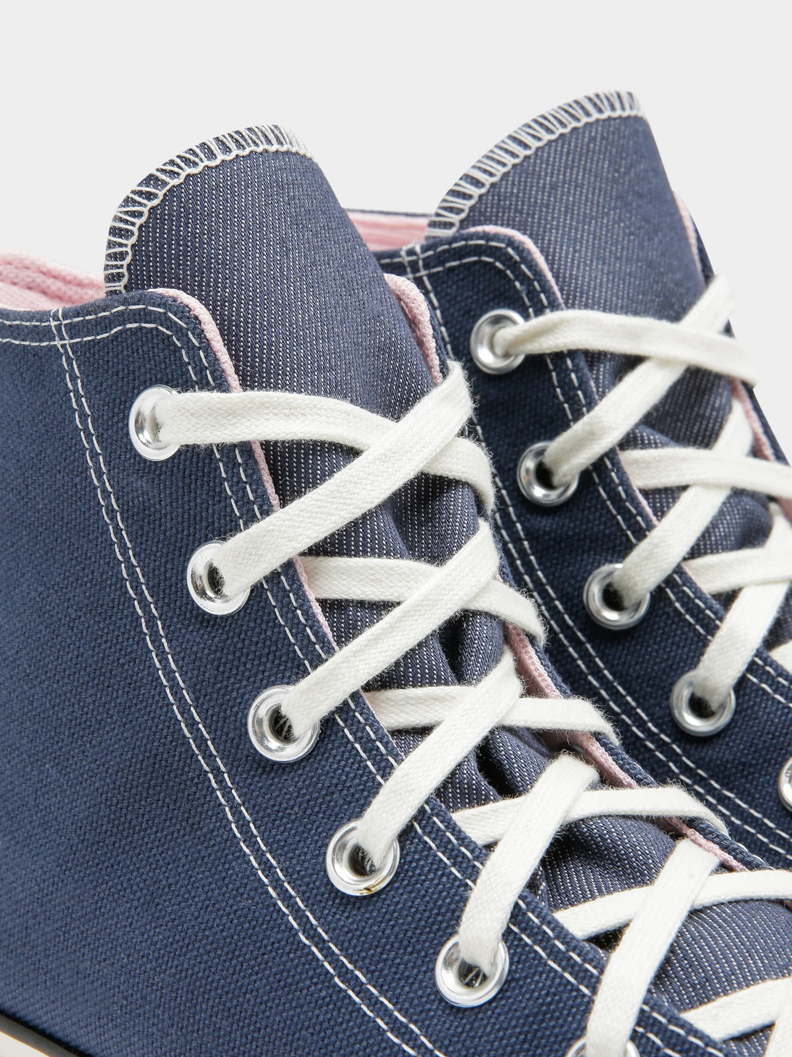 Womens Chuck Taylor All Star Lift Denim Fashion High Top - Image 3