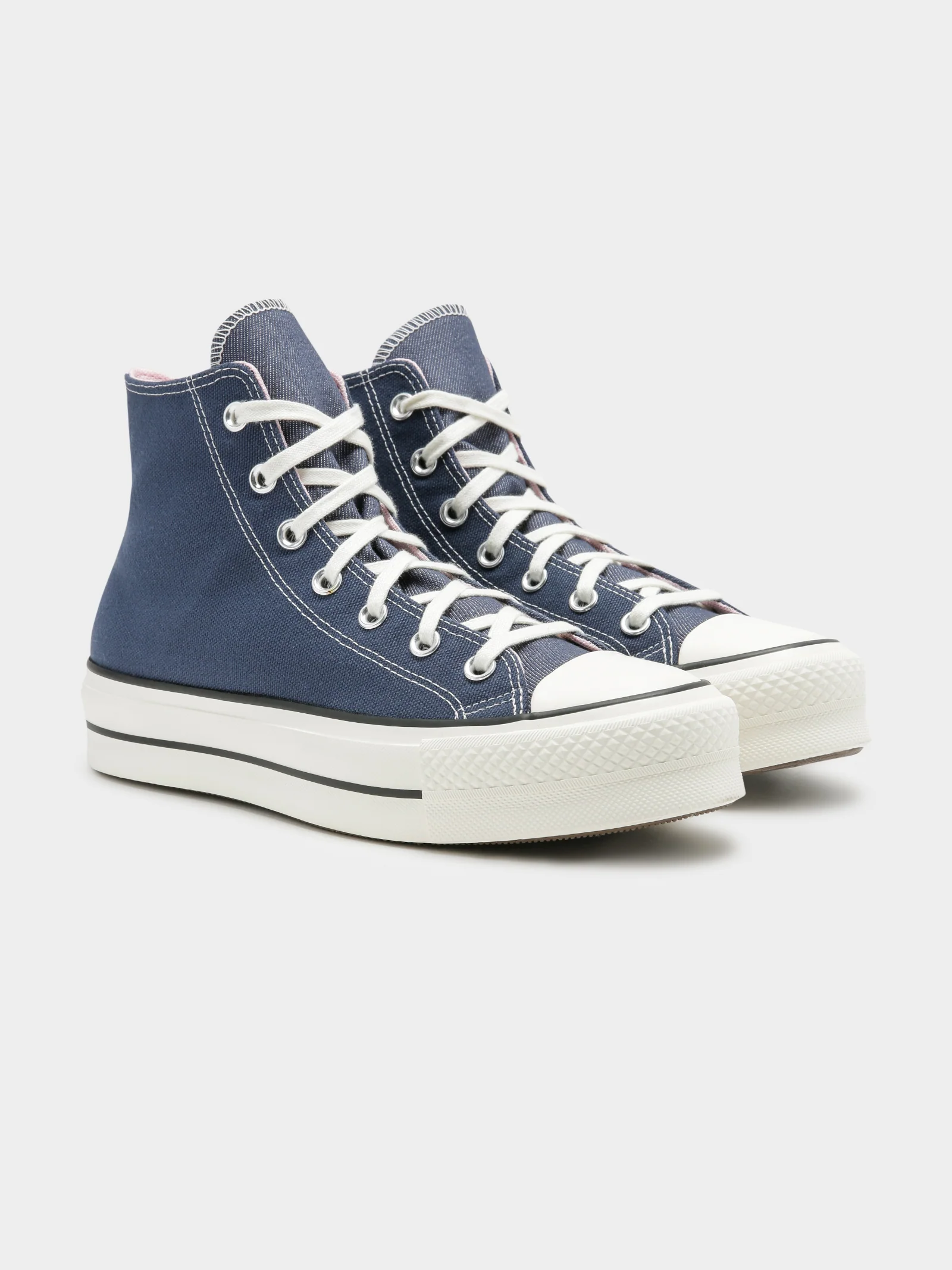 Womens Chuck Taylor All Star Lift Denim Fashion High Top - Image 6