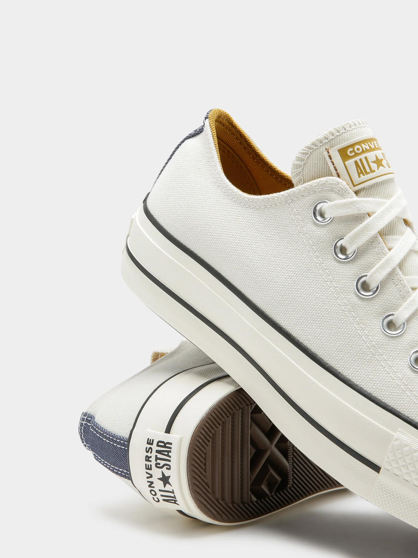 Womens Chuck Taylor All Star Lift Denim Fashion Low Top - Image 5