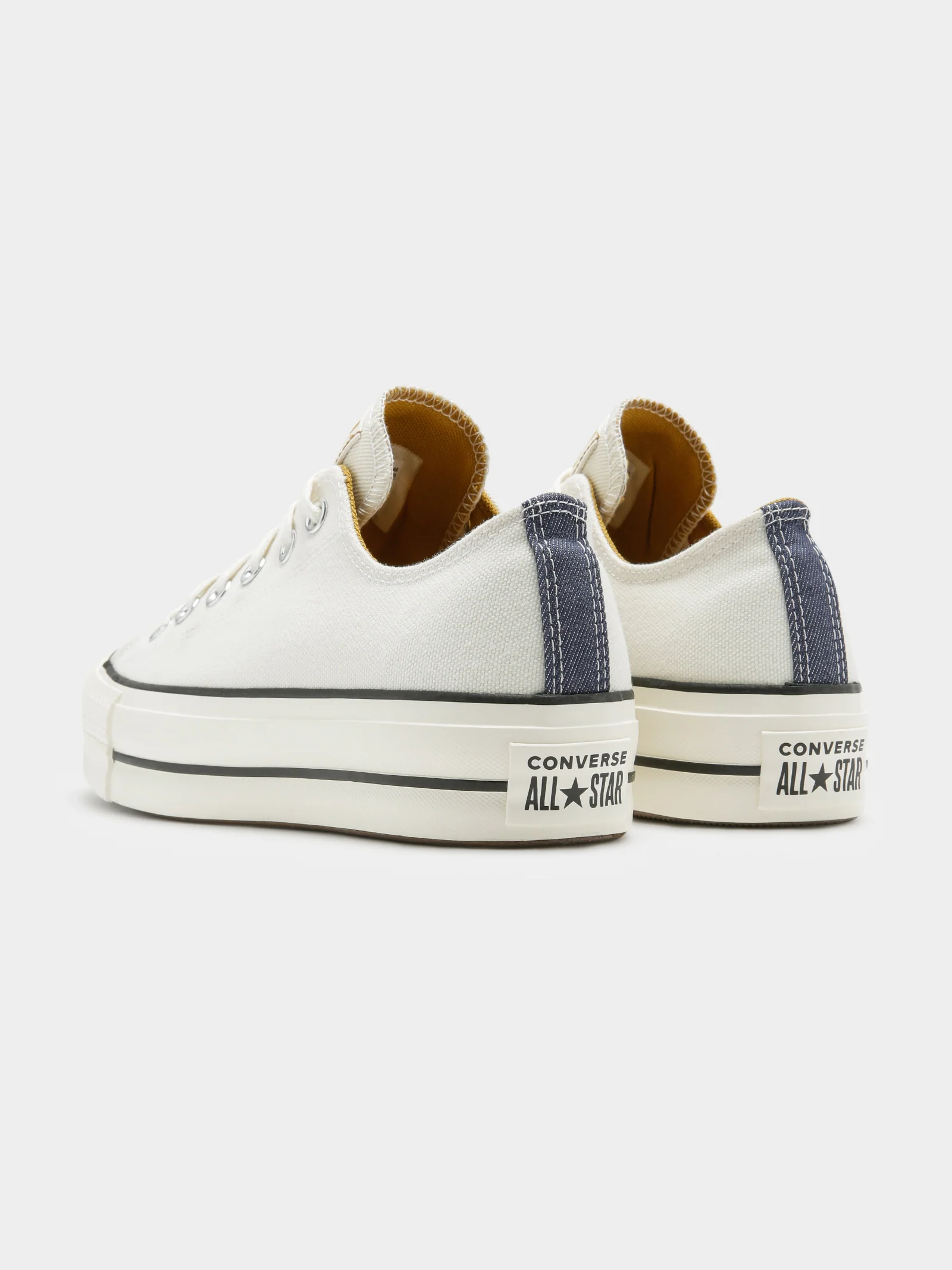 Womens Chuck Taylor All Star Lift Denim Fashion Low Top - Image 7