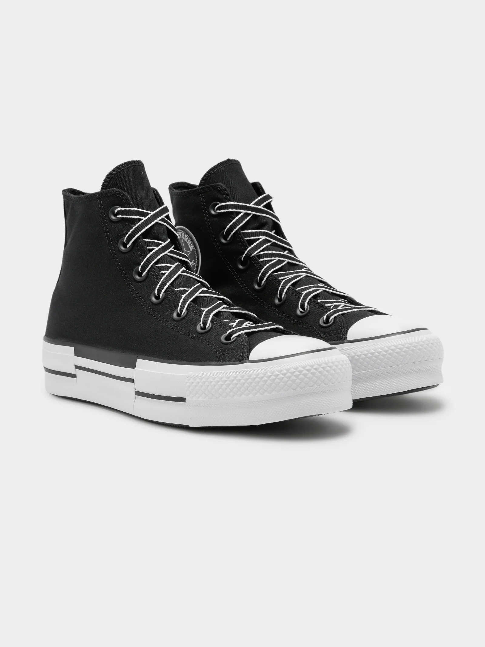 Womens Chuck Taylor All Star Lift Outline Sketch Sneakers - Image 6