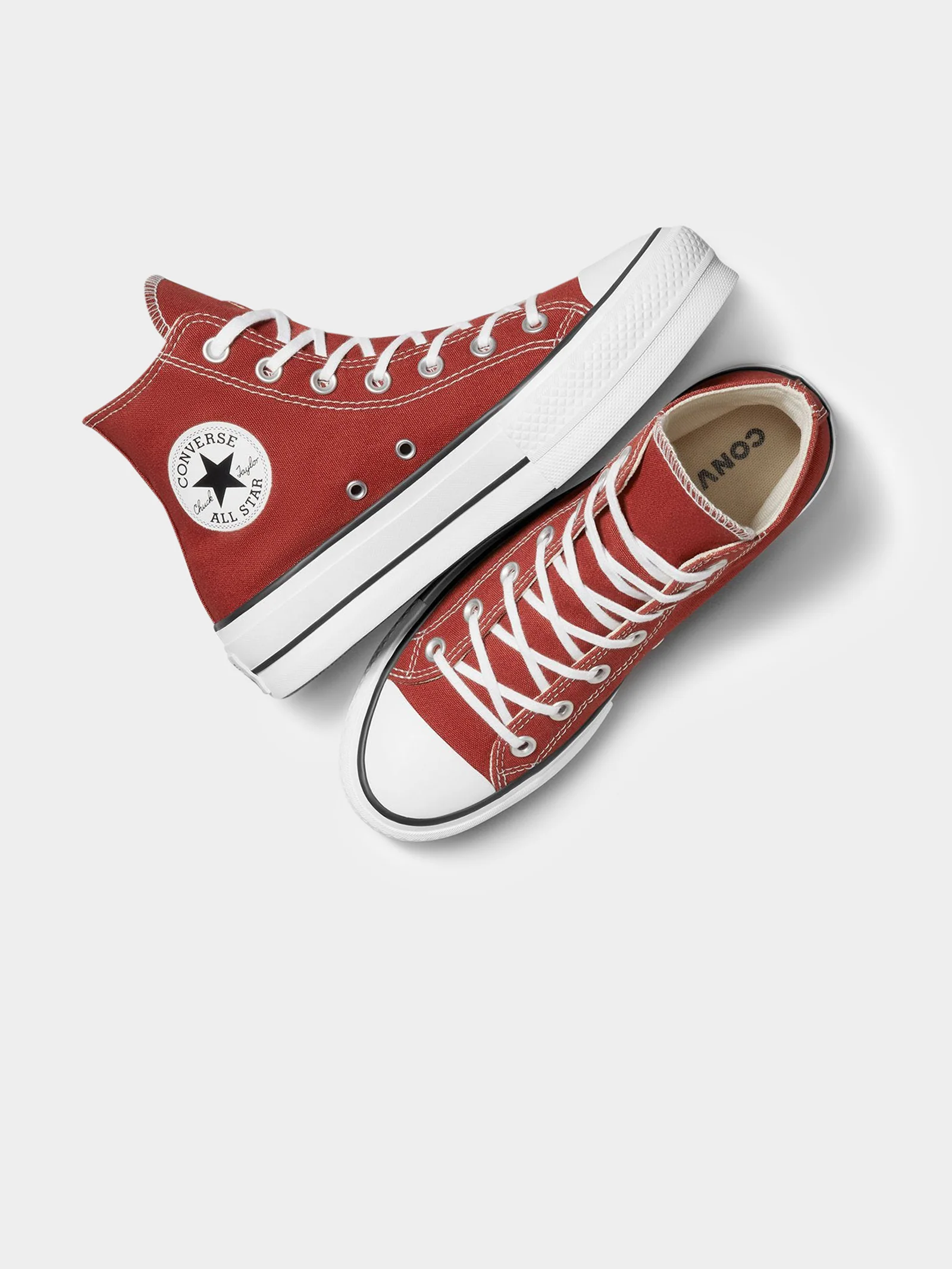 Womens Chuck Taylor All Star Lift Platform Sneakers - Image 2