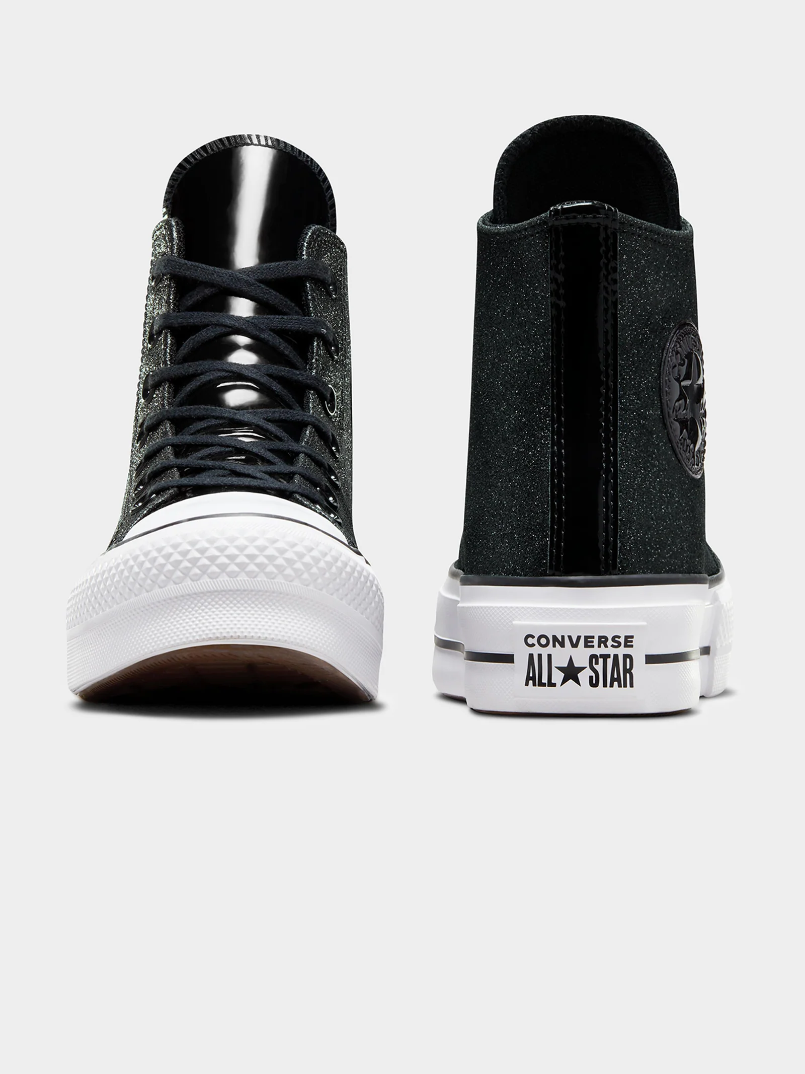 Womens Chuck Taylor All Star Lift Sparkle Party High Top Sneakers - Image 5