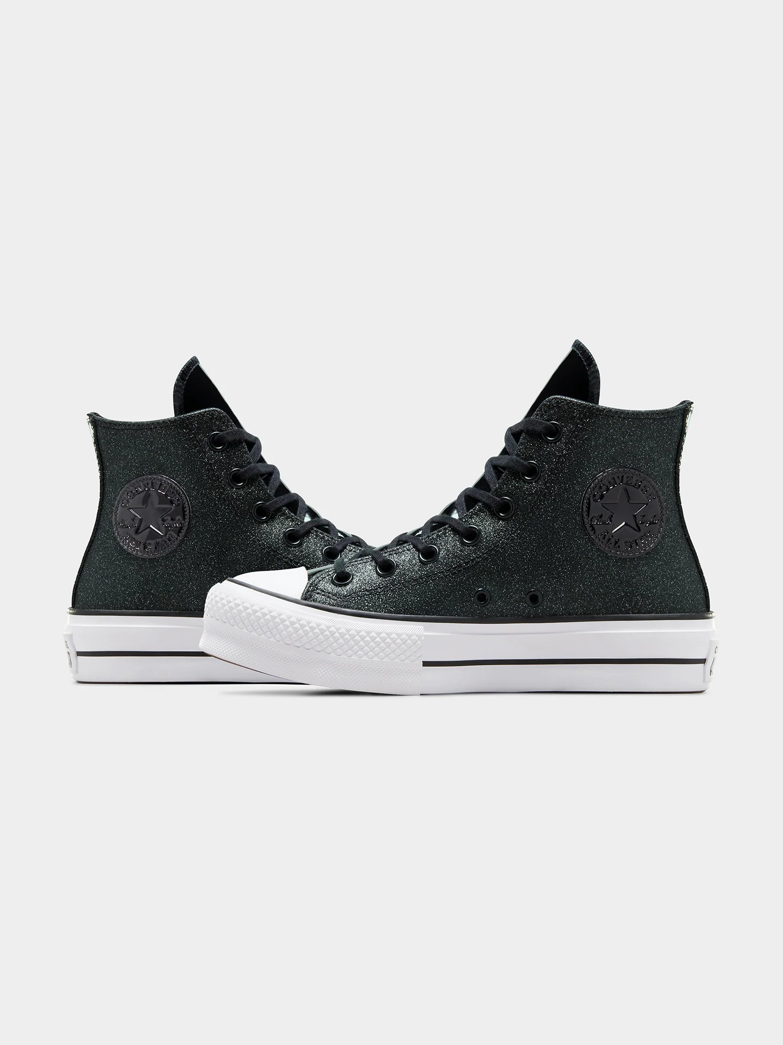 Womens Chuck Taylor All Star Lift Sparkle Party High Top Sneakers - Image 6