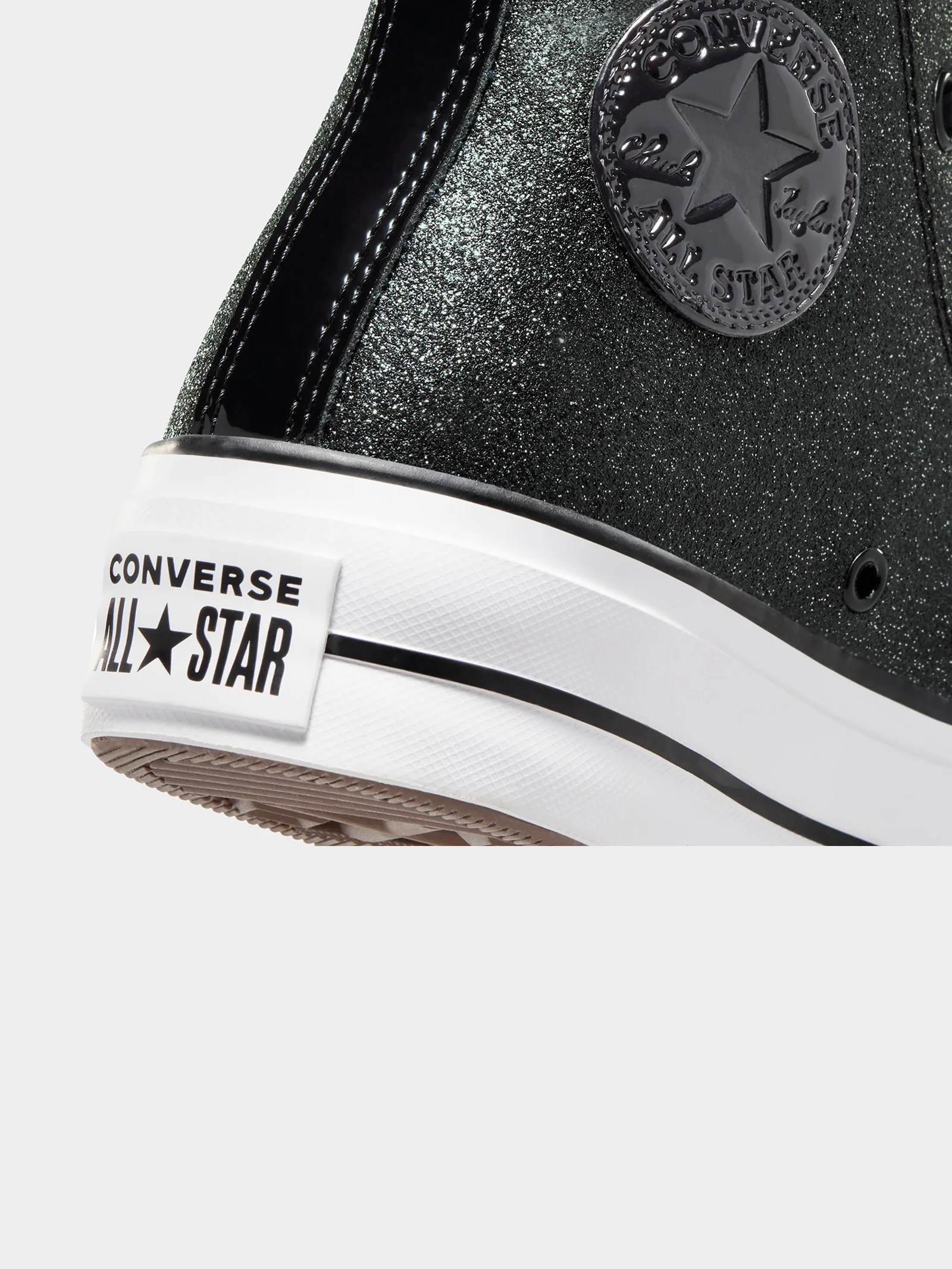 Womens Chuck Taylor All Star Lift Sparkle Party High Top Sneakers - Image 7