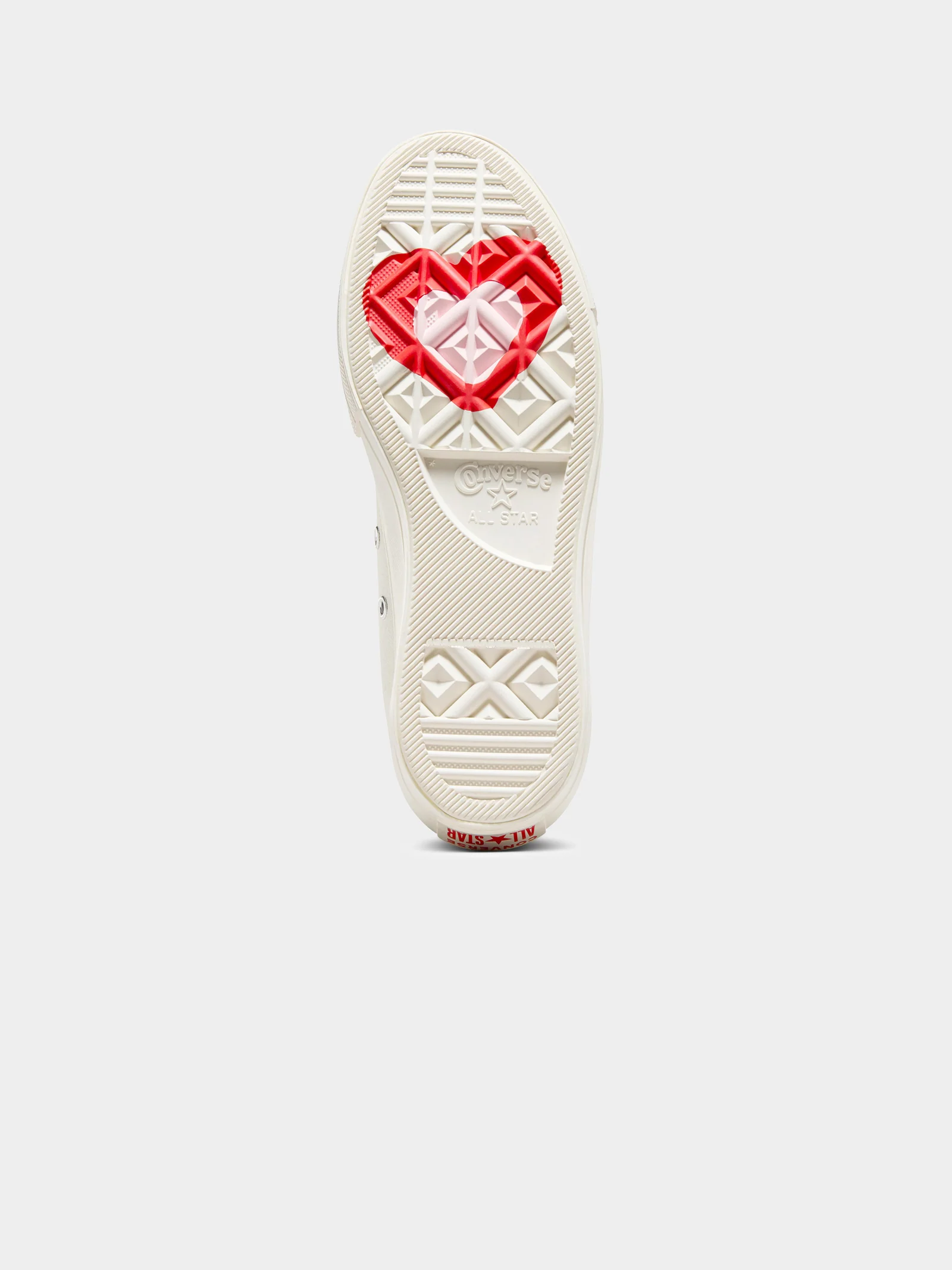 Womens Chuck Taylor All Star Lift Y2K Heart High Top Sneakers - Image 7