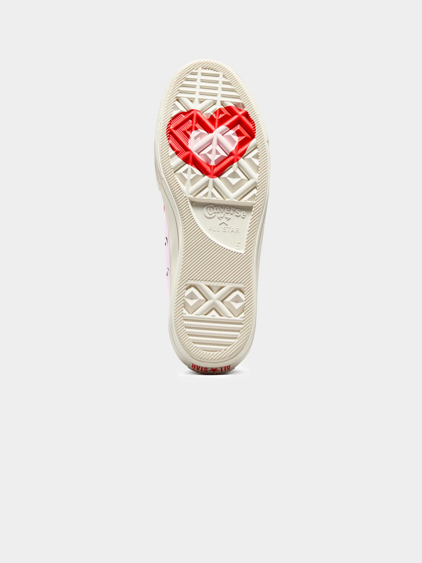 Womens Chuck Taylor All Star Lift Y2K Heart Low Top Sneakers - Image 7