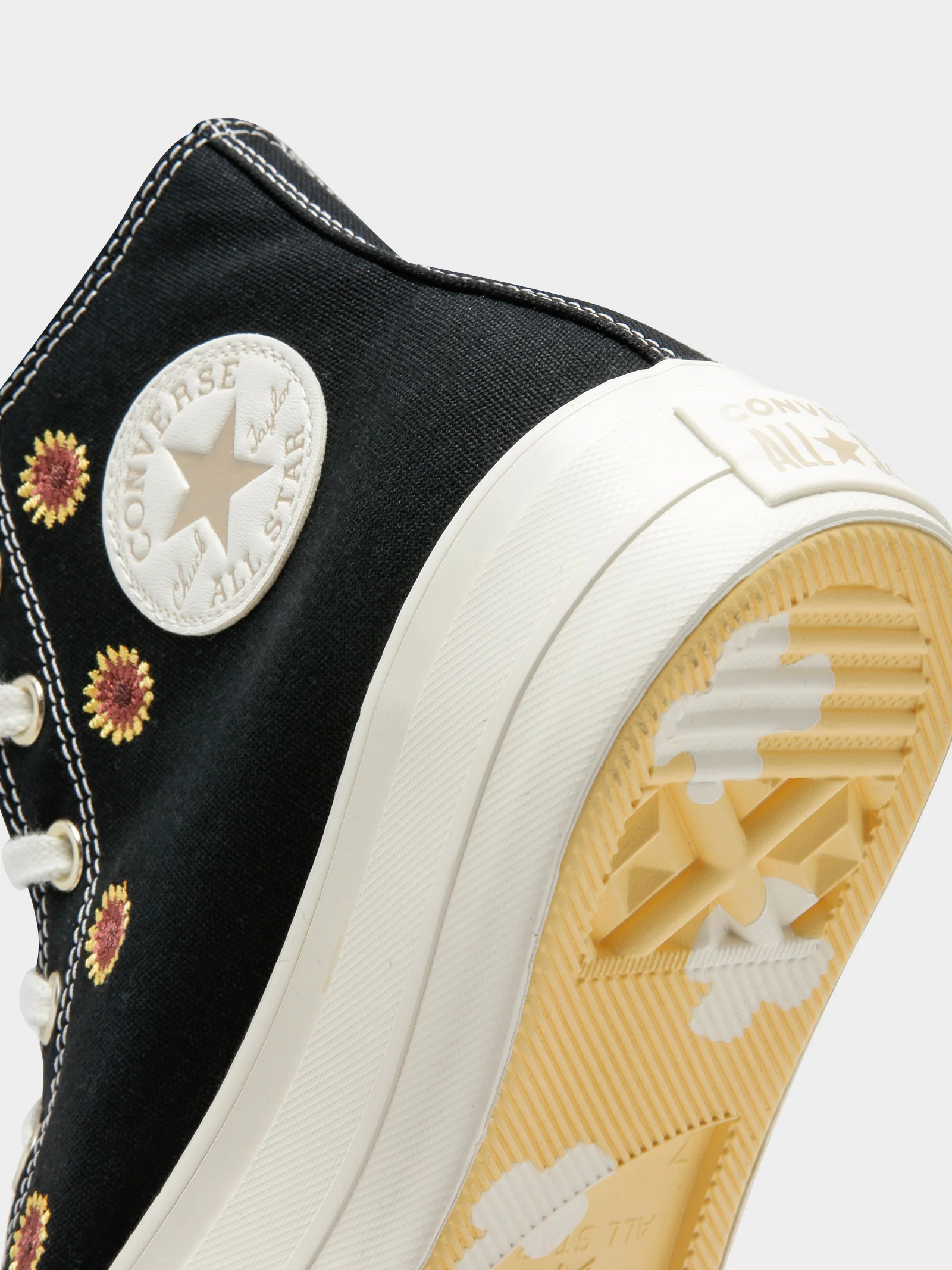Womens Chuck Taylor Festive Florals High Top Sneakers - Image 5