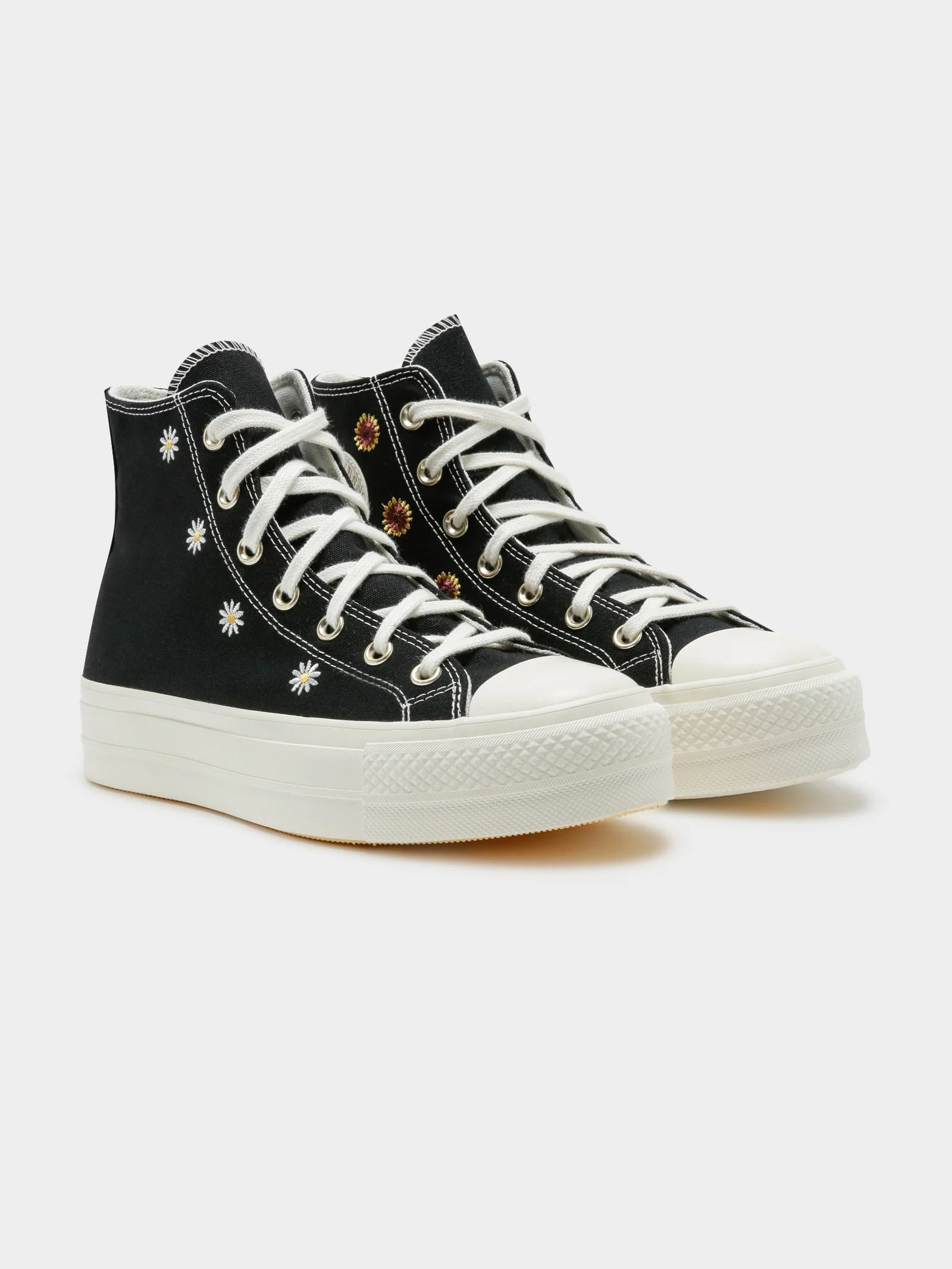 Womens Chuck Taylor Festive Florals High Top Sneakers - Image 6