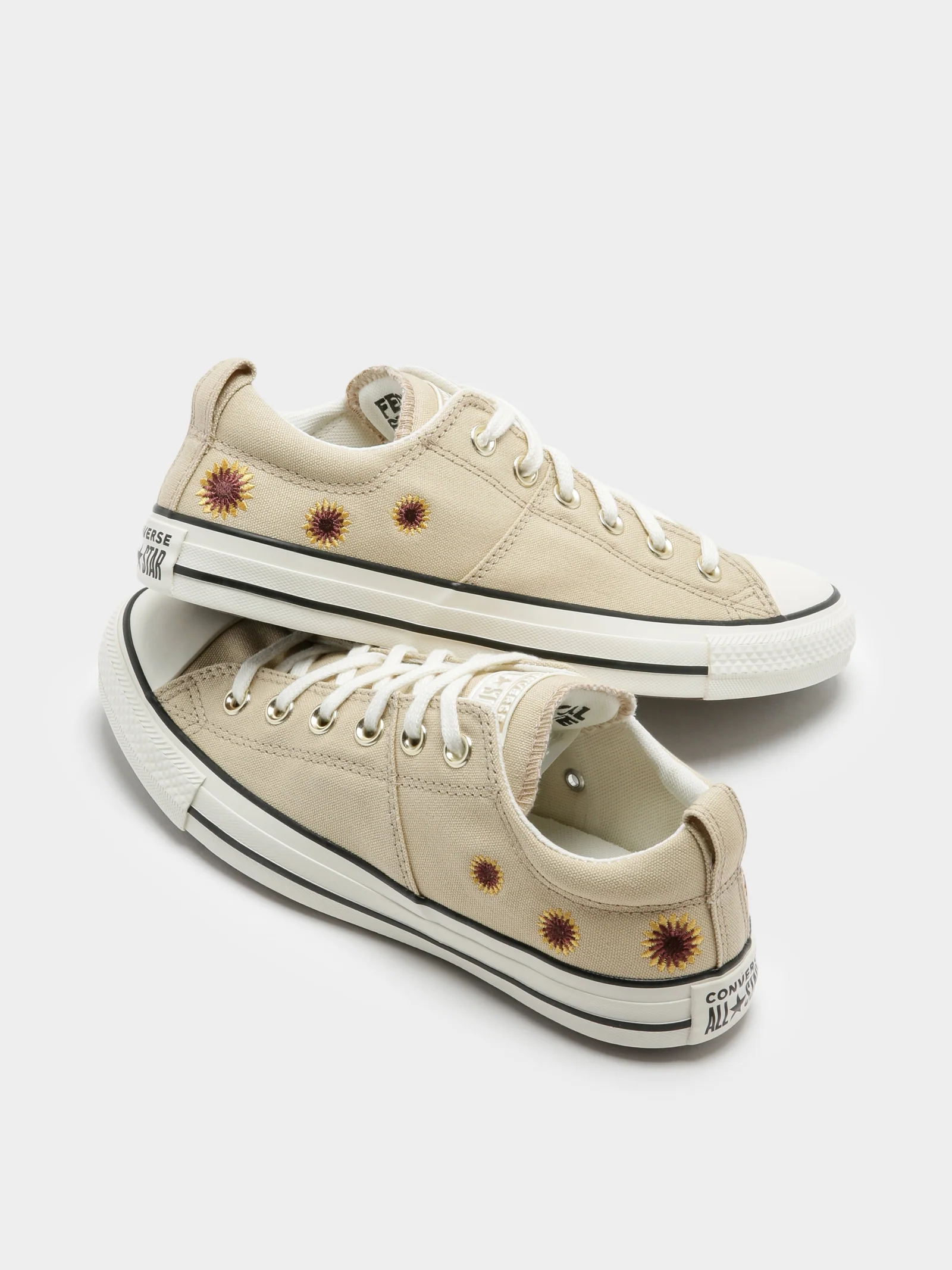 Womens Chuck Taylor Festive Florals High Top Sneakers - Image 2