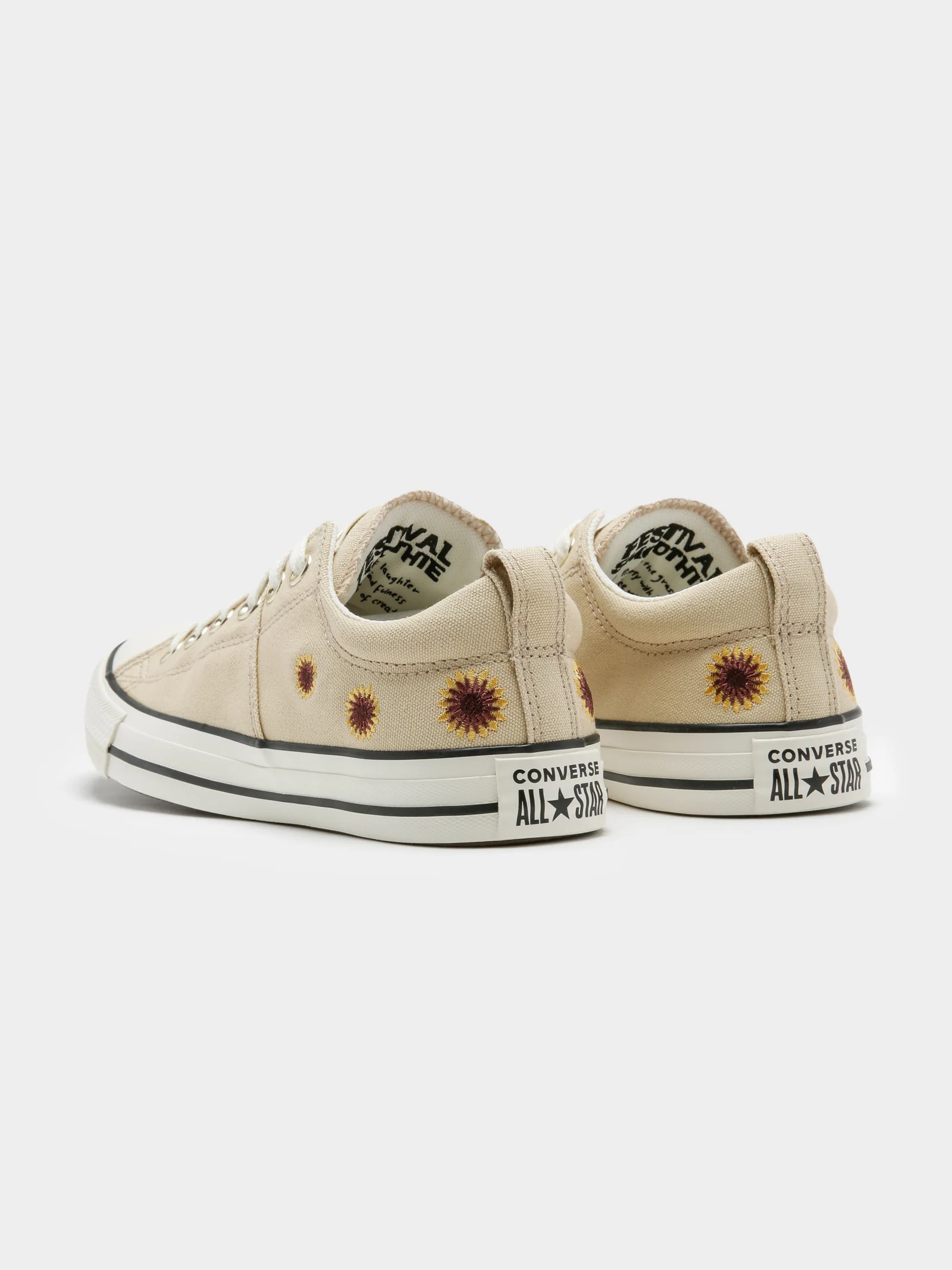 Womens Chuck Taylor Festive Florals High Top Sneakers - Image 7