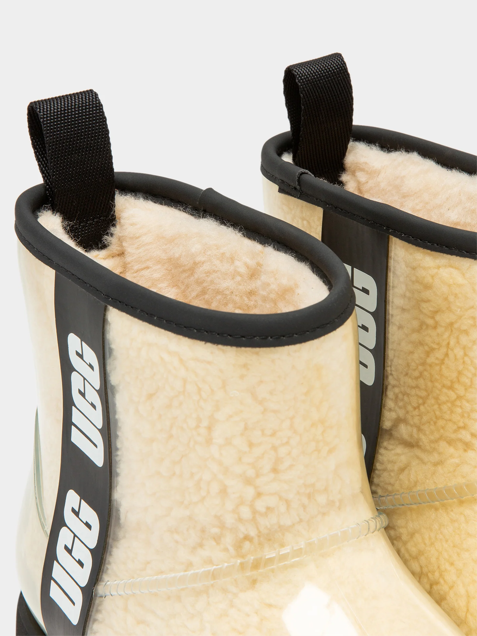 Womens Classic Clear Mini Boots - Image 3
