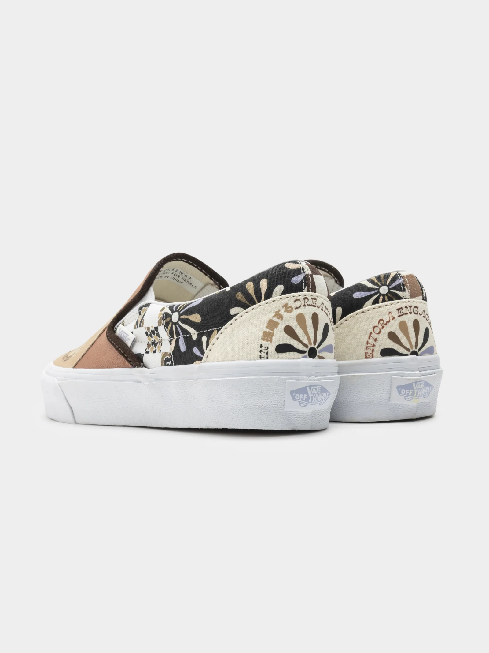 Womens Classic Slip On Patchwork Divine Energy Sneaker - Image 7