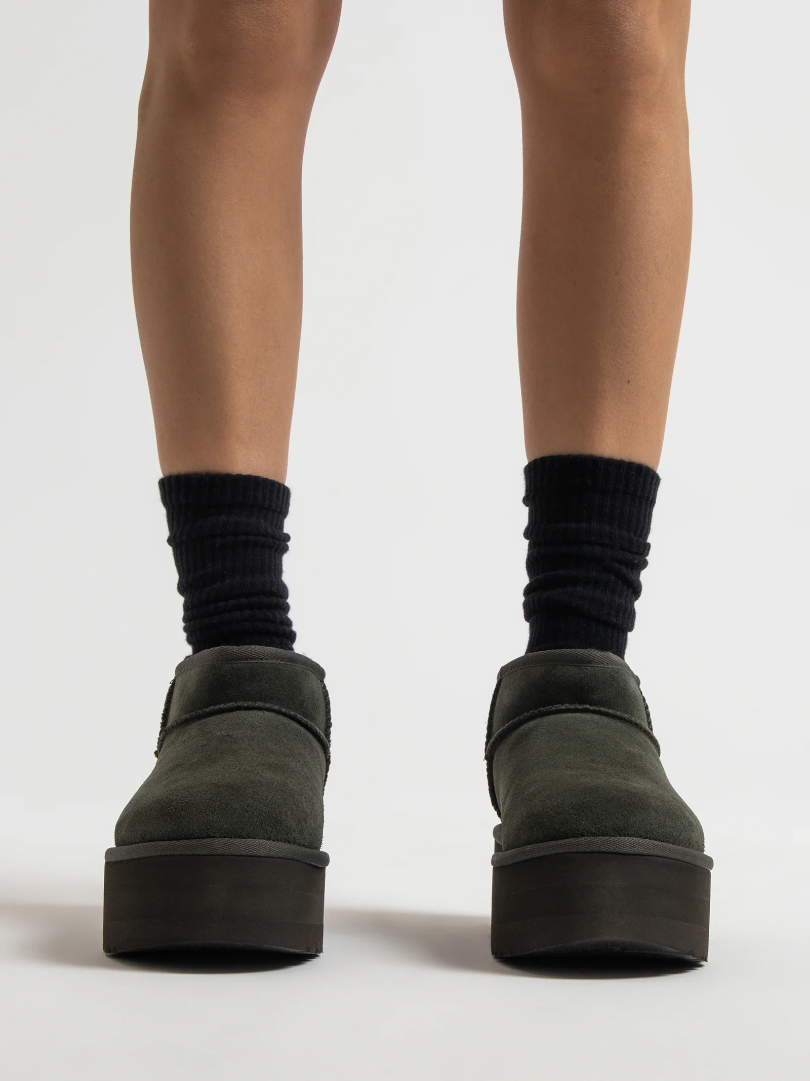 Womens Classic Ultra Mini Platform Boots - Image 8