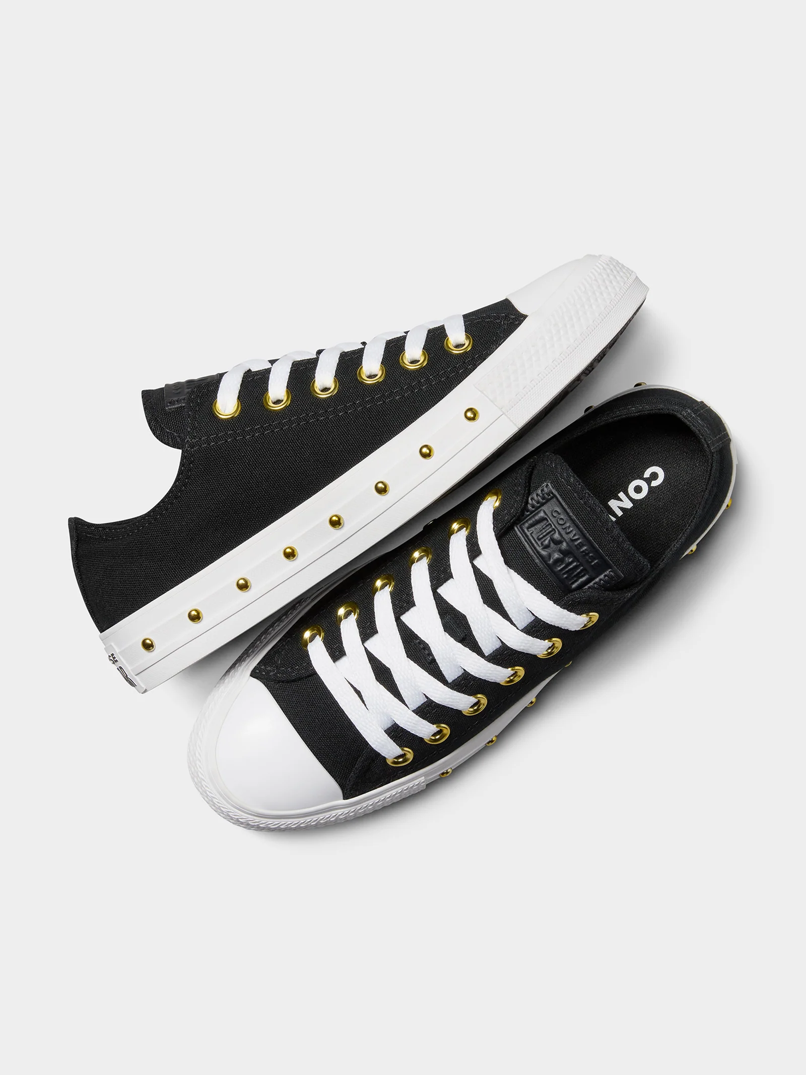 Womens Converse Chuck Taylor All Star Studded Low Top - Image 3
