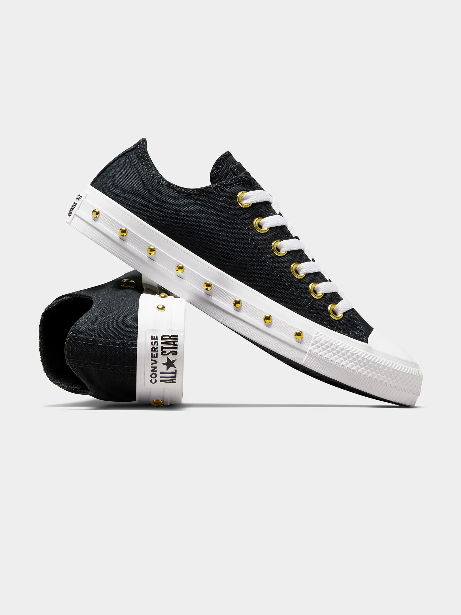 Womens Converse Chuck Taylor All Star Studded Low Top - Image 6