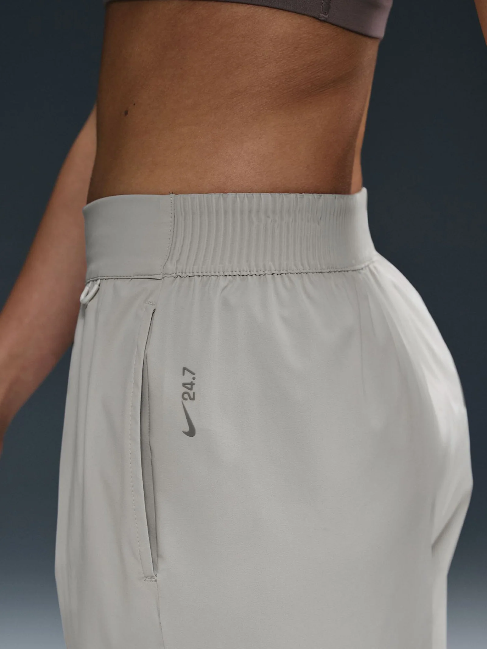 Women's Dri-Fit High-Waisted Loose Wide-Leg Pants - Image 3