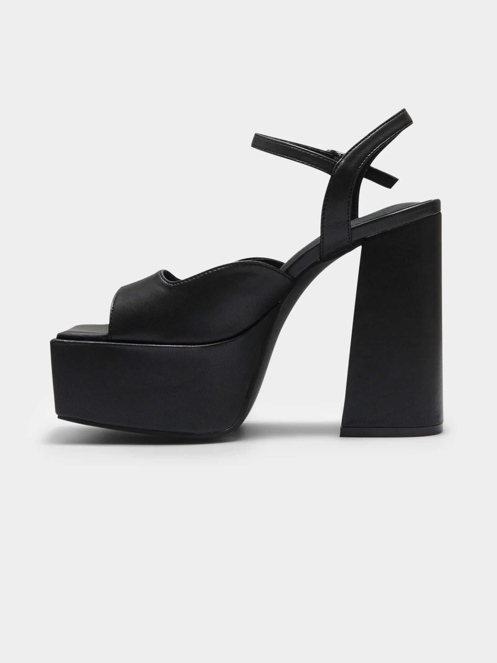 Womens Ella May Ding Dom Satin Strap Sandals - Image 3