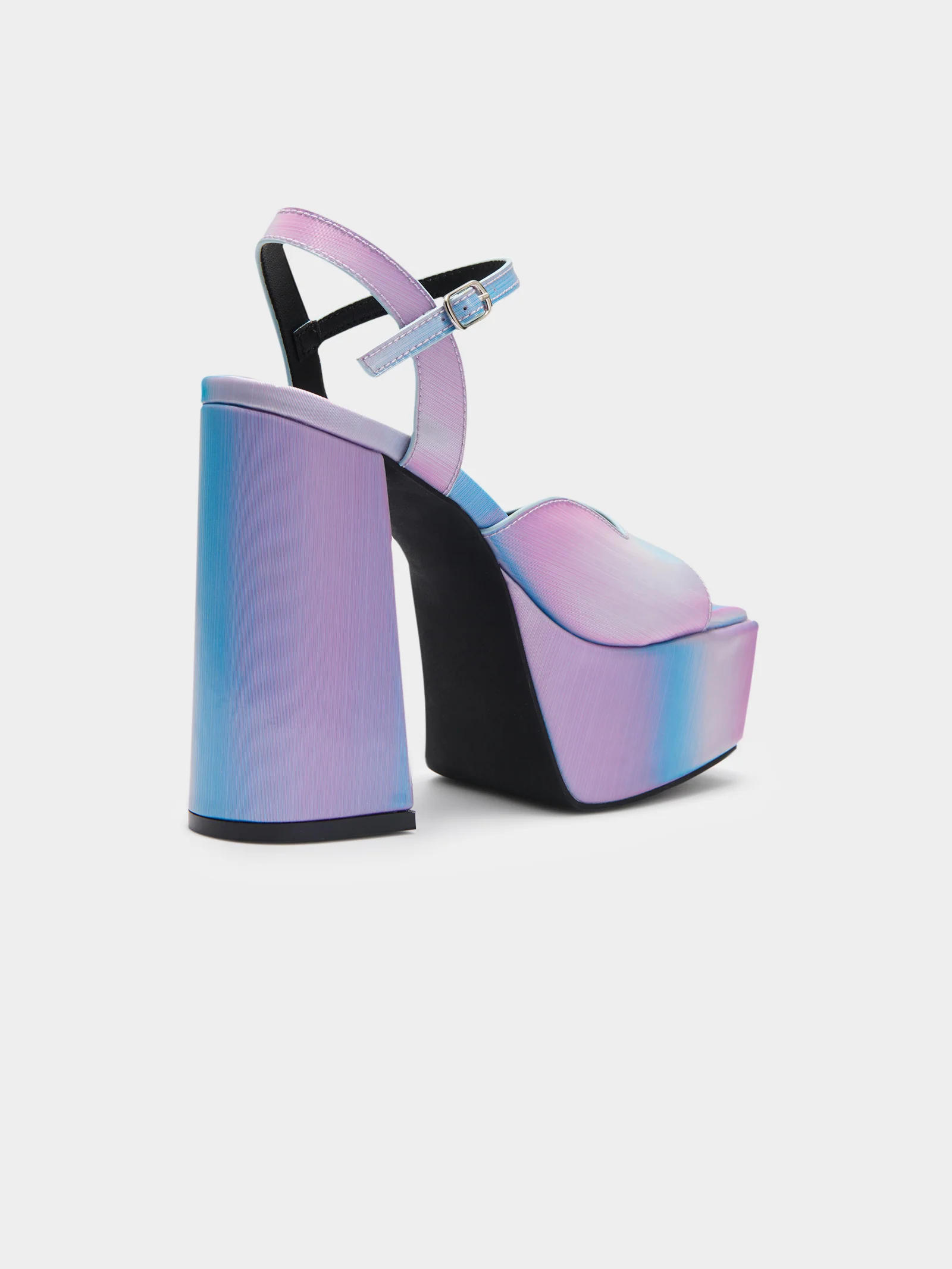 Womens Ella May Ding Dom Satin Strap Sandals - Image 4